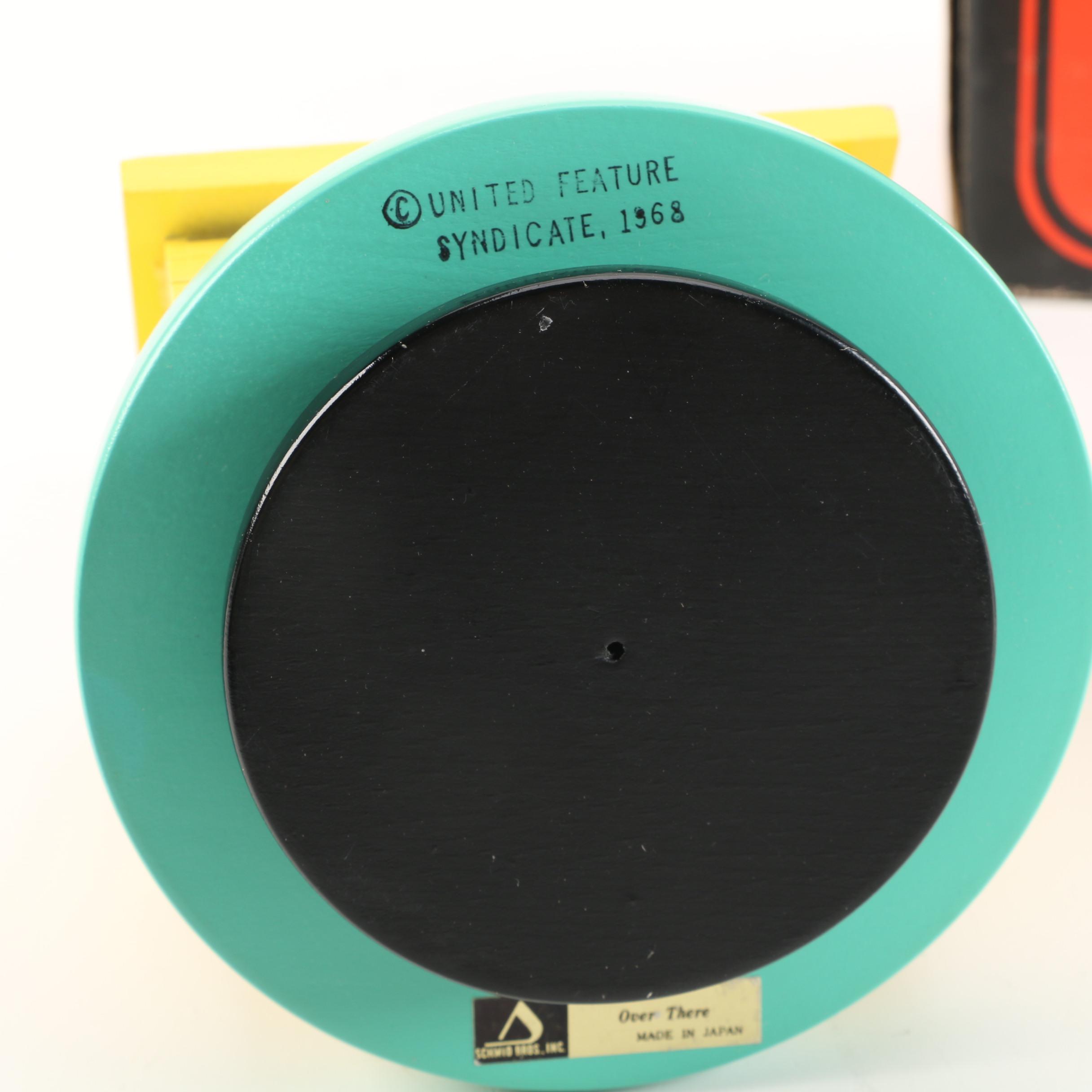 1960s United Feature Syndicate "Snoopy Astronaut" Doll and Schmid Music Box