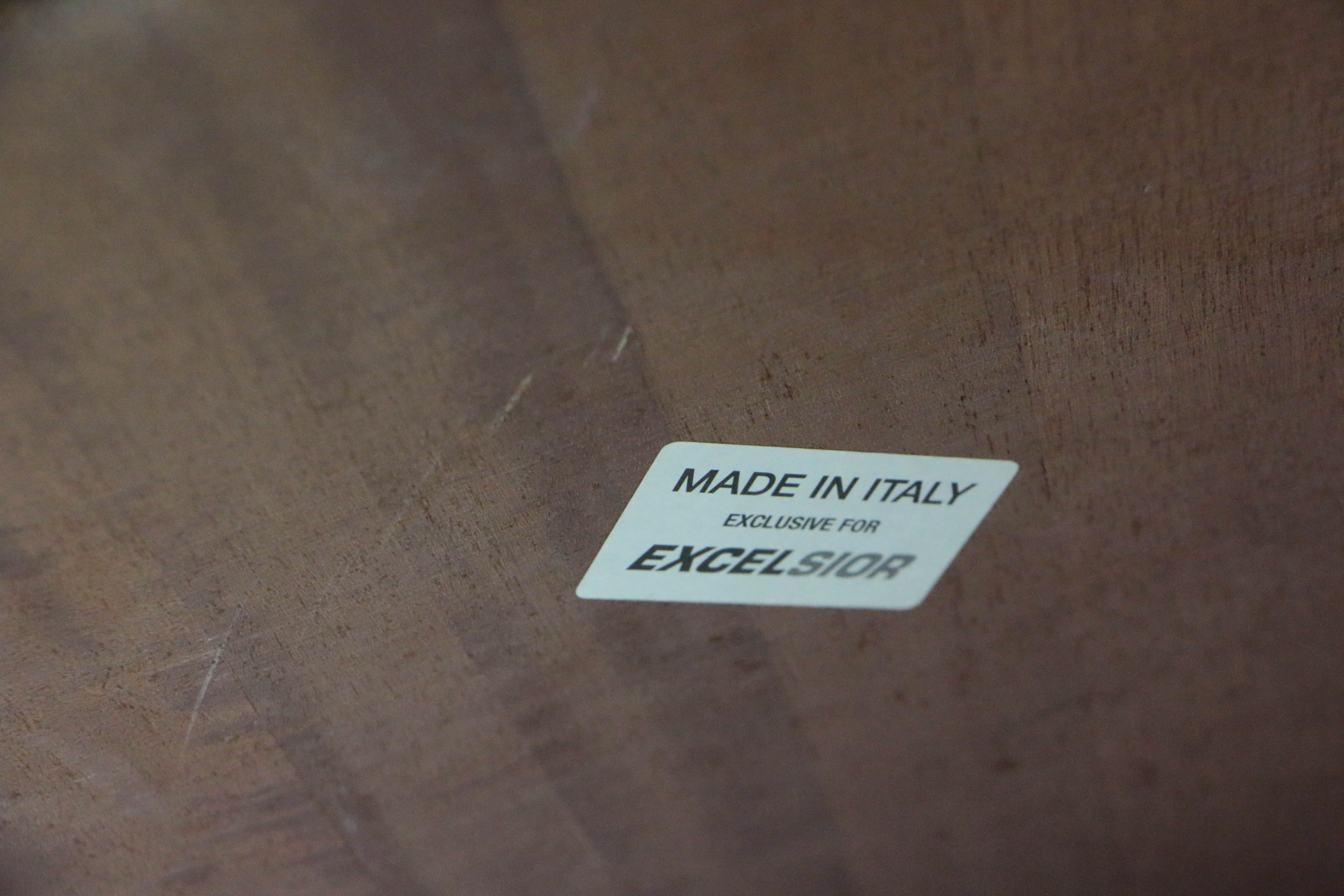 Excelsior Designs Rosewood and Steel Dining Table with Eight Beech Chairs