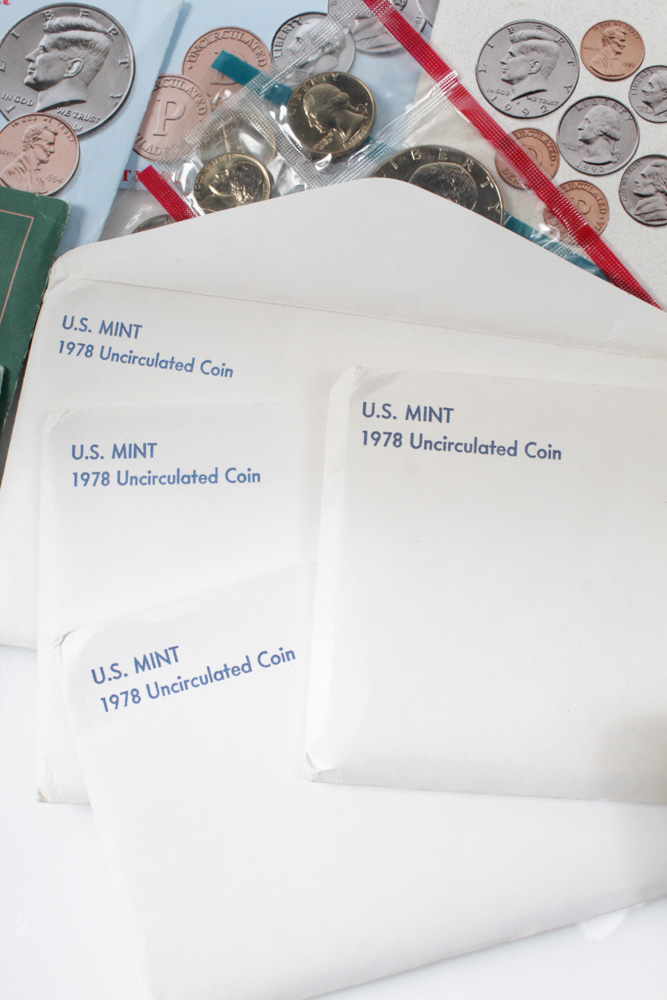 1978 to 2010 Uncirculated Coin Sets
