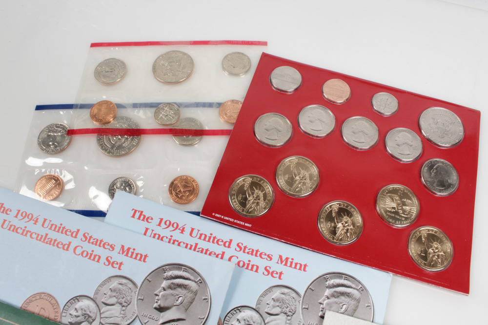 1978 to 2010 Uncirculated Coin Sets
