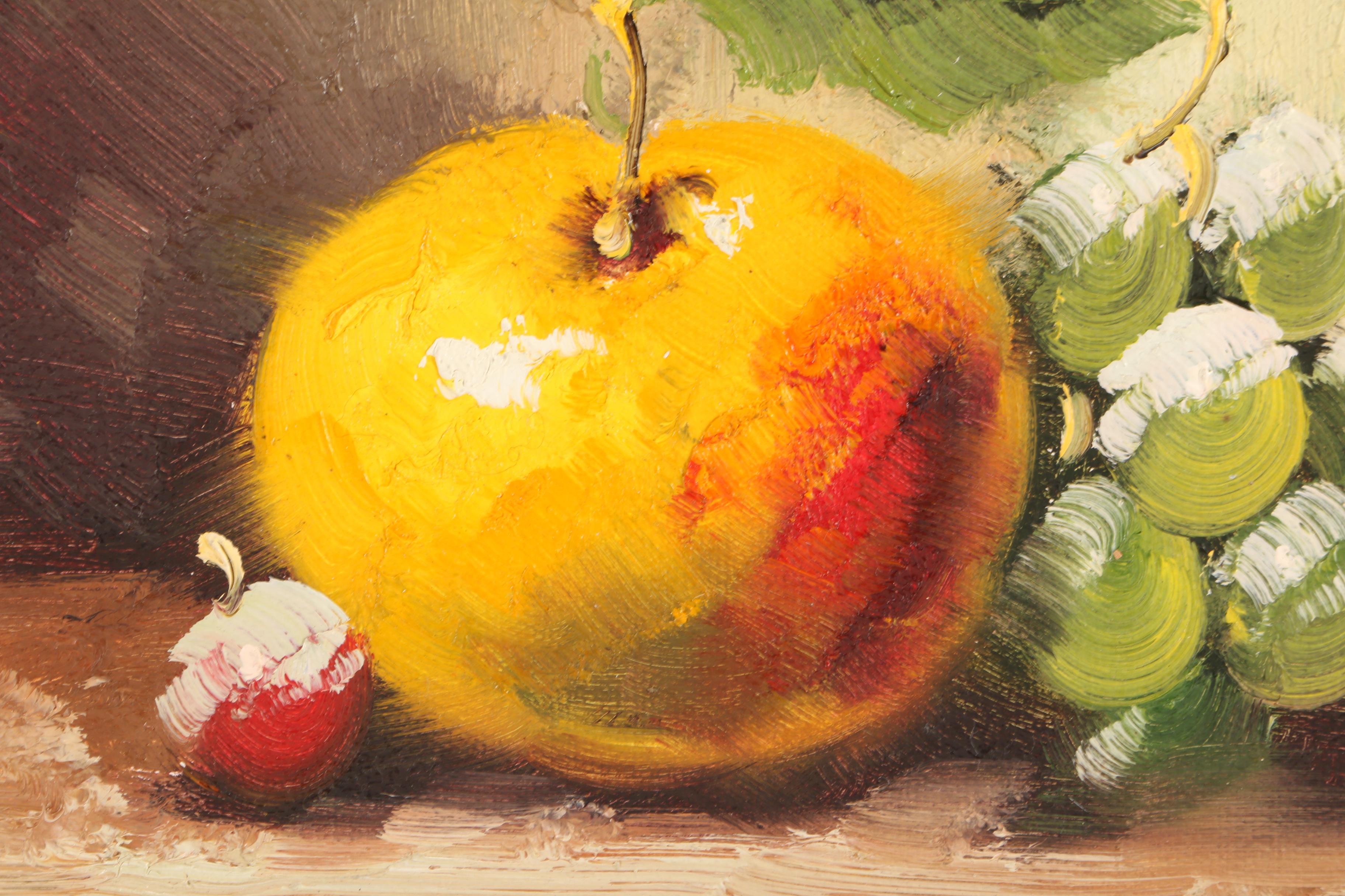 Oil Still Life Painting of Fruit