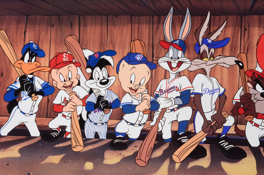 "Sluggers" and "World Champs" Looney Tunes Prints  COA