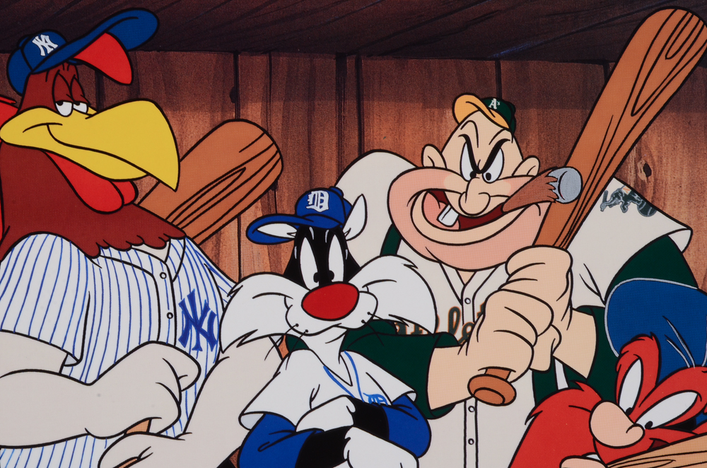 "Sluggers" and "World Champs" Looney Tunes Prints  COA