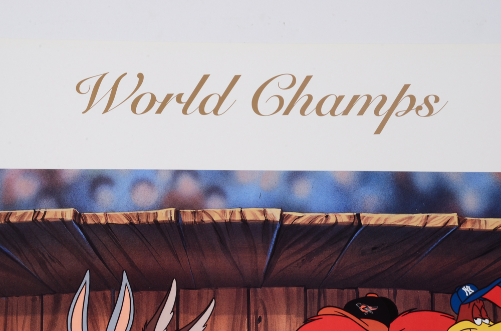 "Sluggers" and "World Champs" Looney Tunes Prints  COA