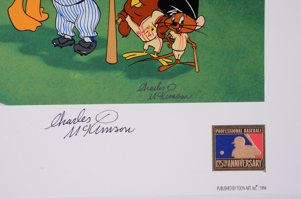 "Sluggers" and "World Champs" Looney Tunes Prints  COA