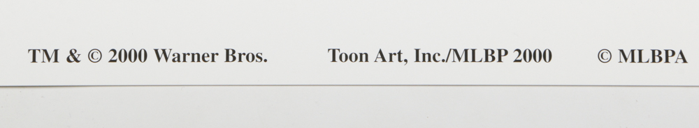 Two Reds Looney Tunes Lithographs  COAs