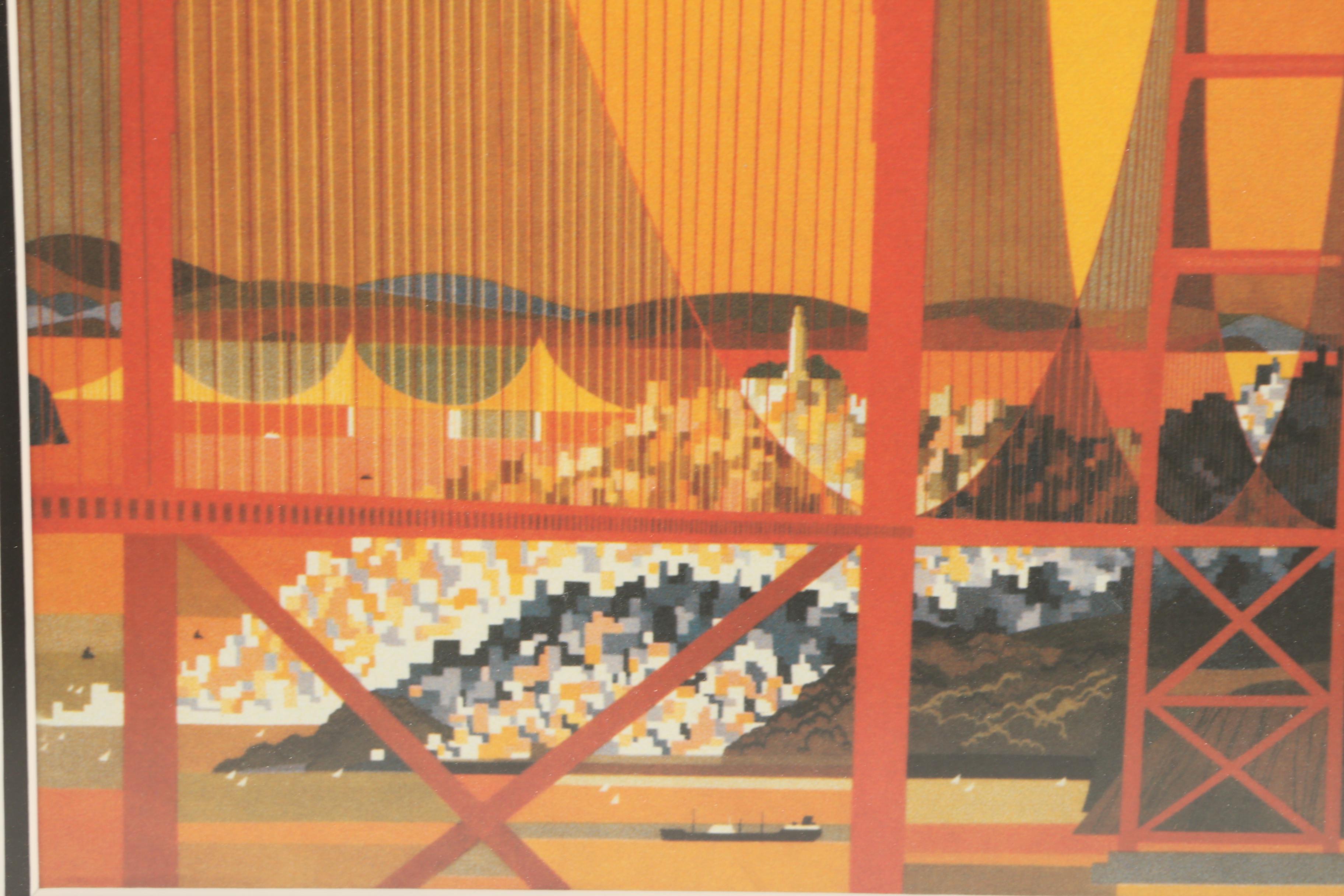 Reproduction Print after Travel Poster for TWA San Francisco