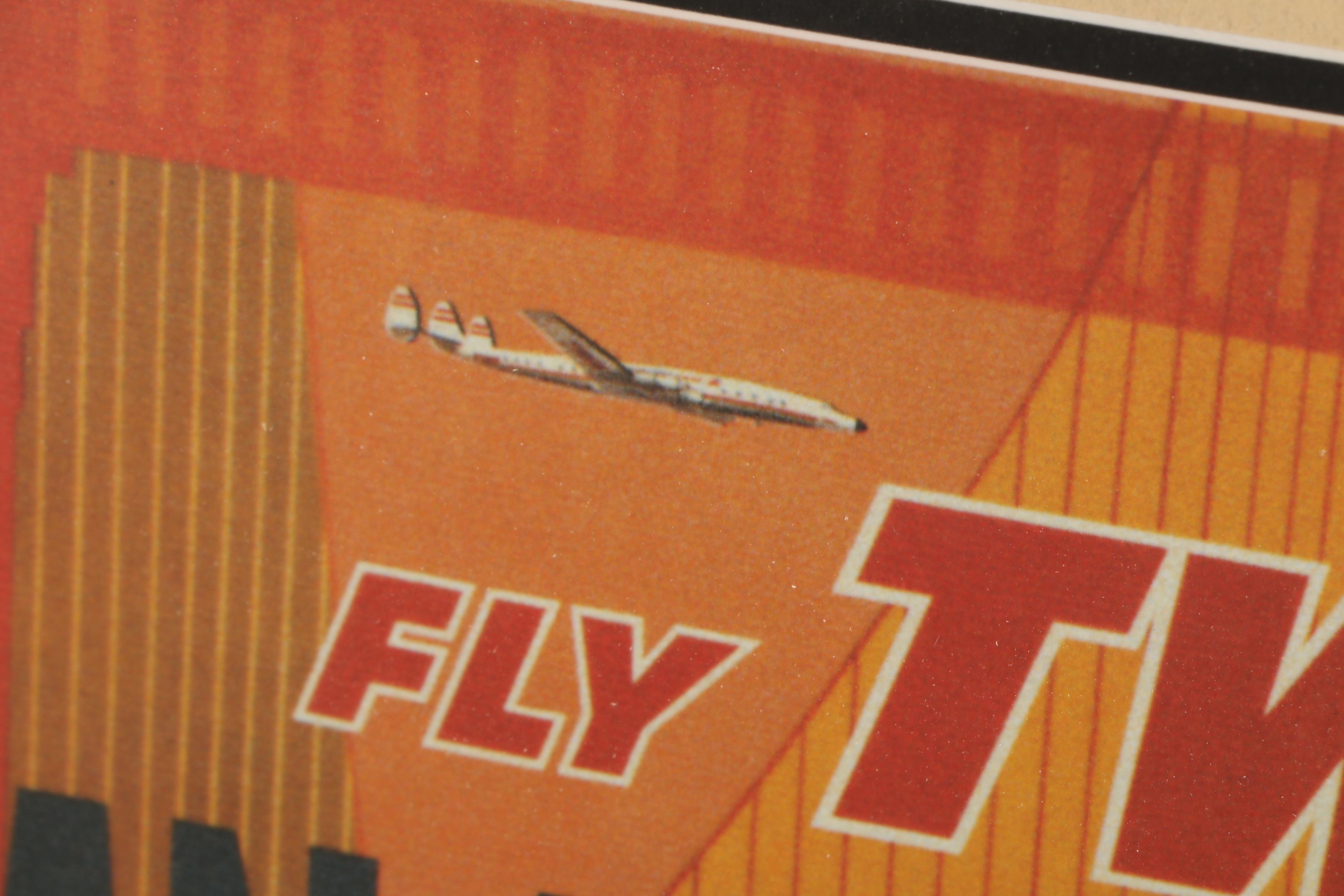 Reproduction Print after Travel Poster for TWA San Francisco