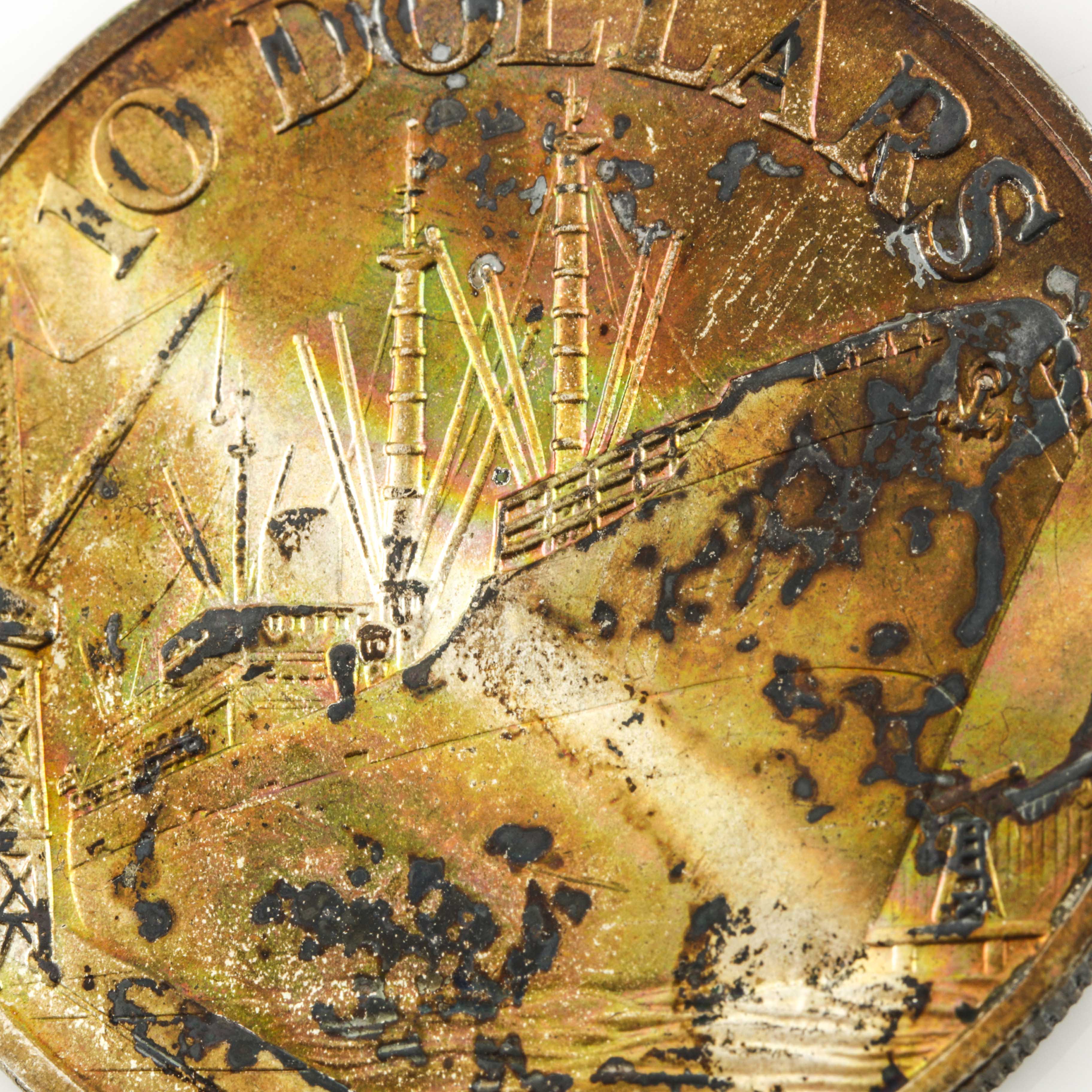 1975 Republic of Singapore 10th Anniversary $10 Silver Coin