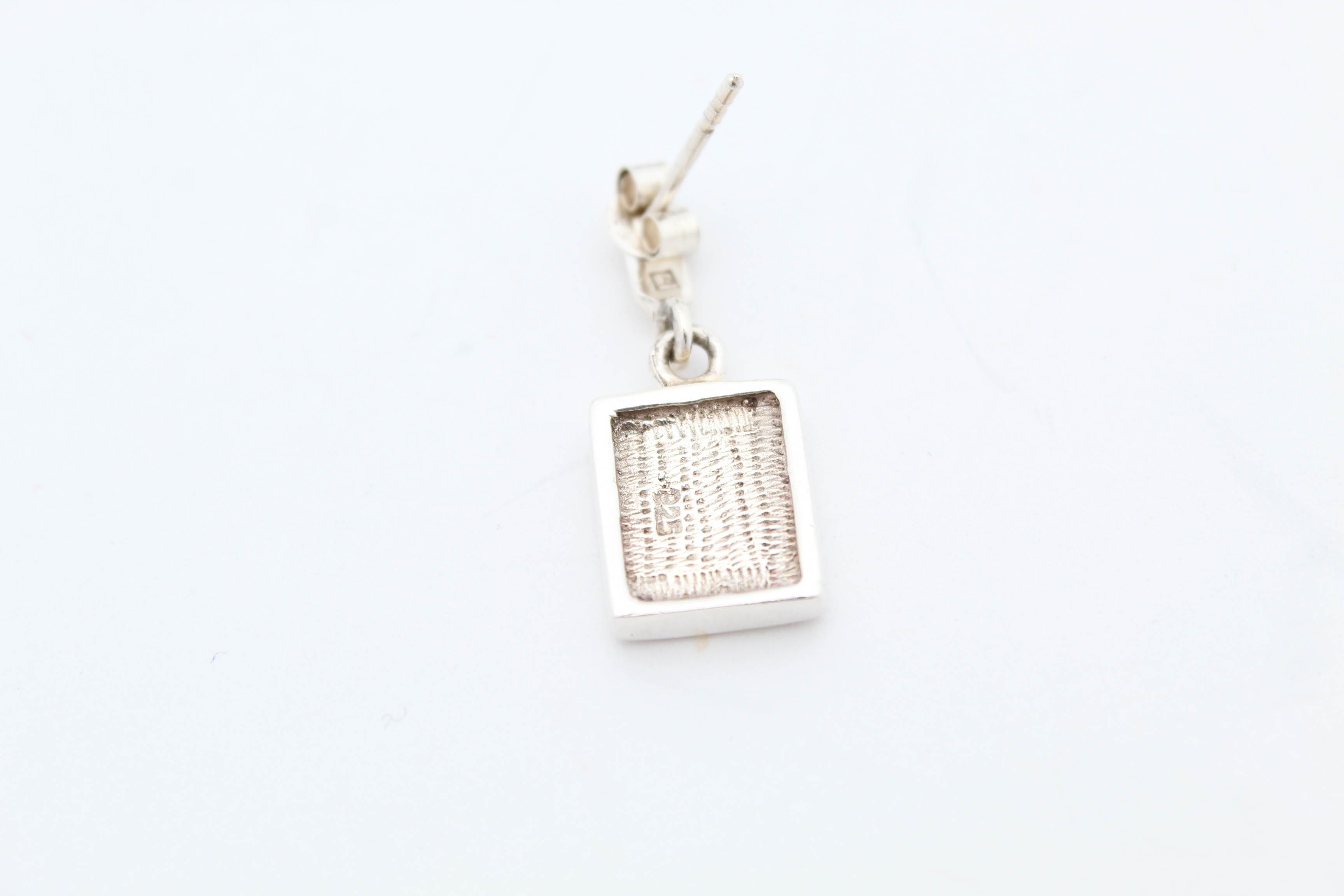 Sterling Silver Abalone and Cubic Zirconia Ring and Earrings