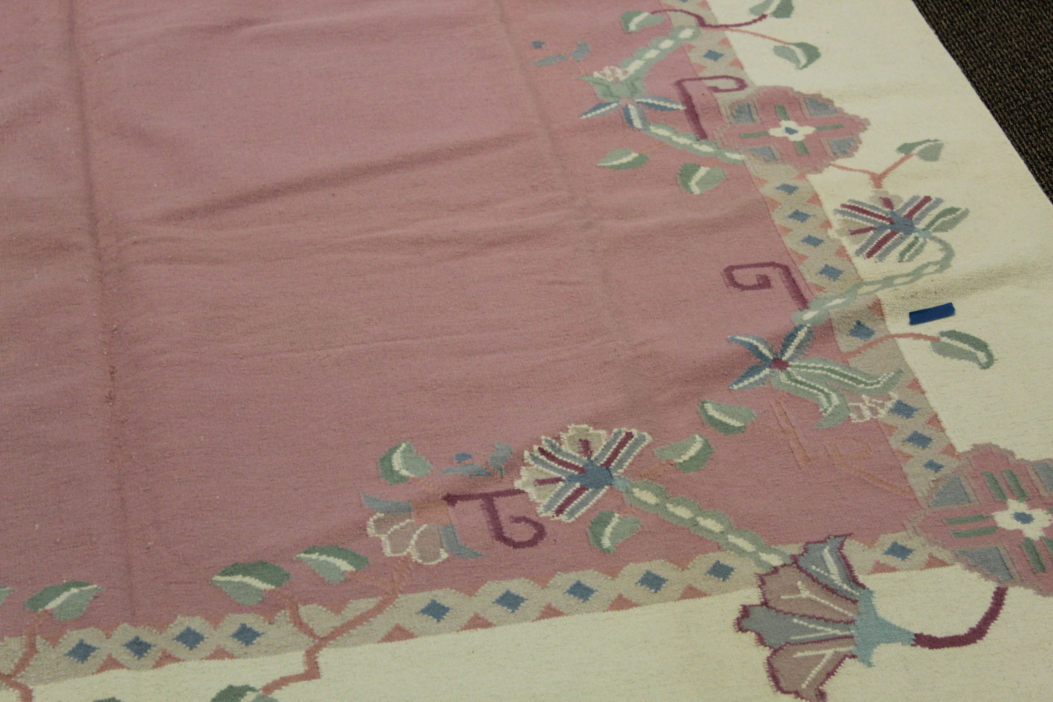 Fine Hand-Woven Indo-Persian Kilim Rug