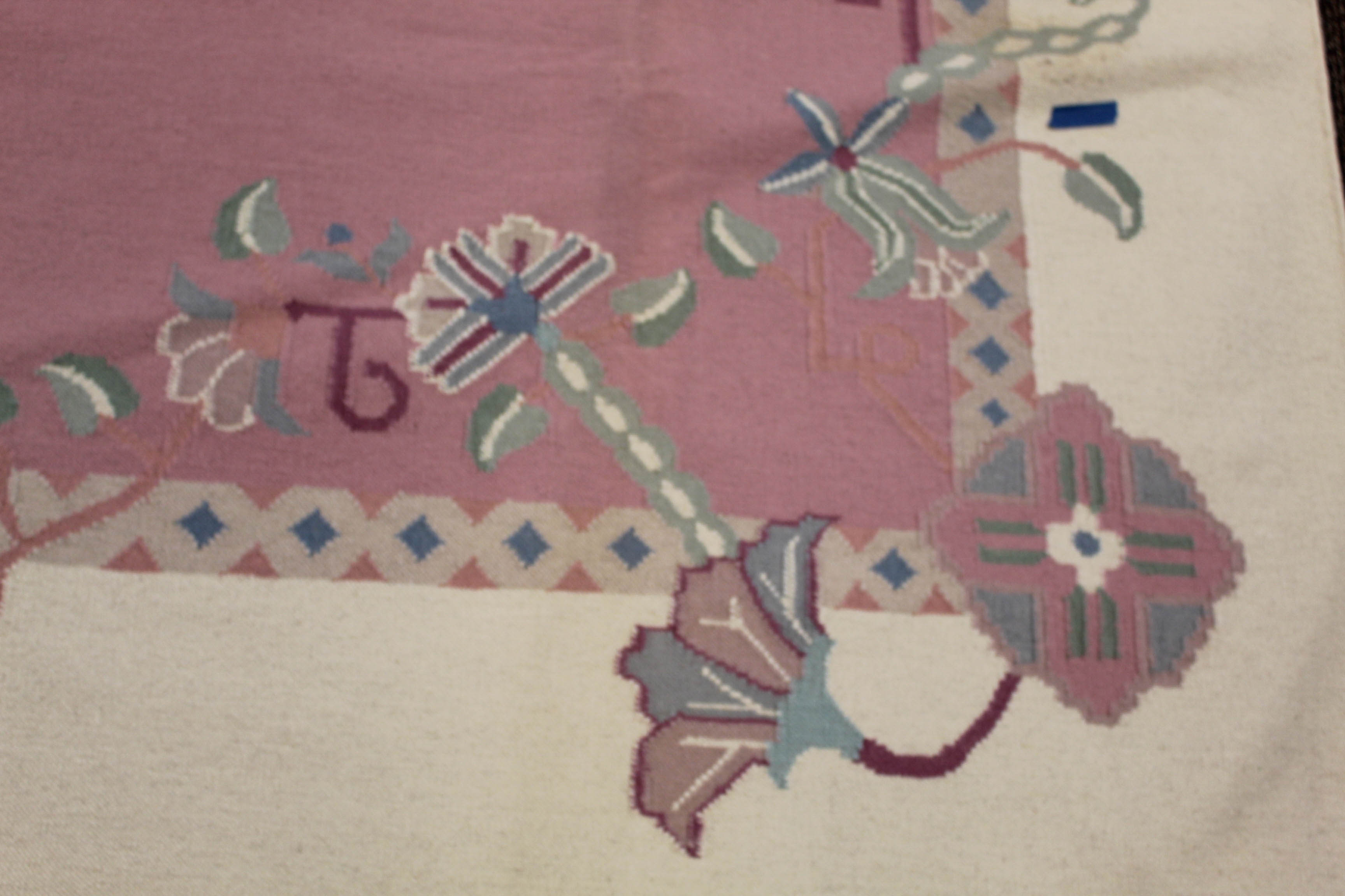 Fine Hand-Woven Indo-Persian Kilim Rug