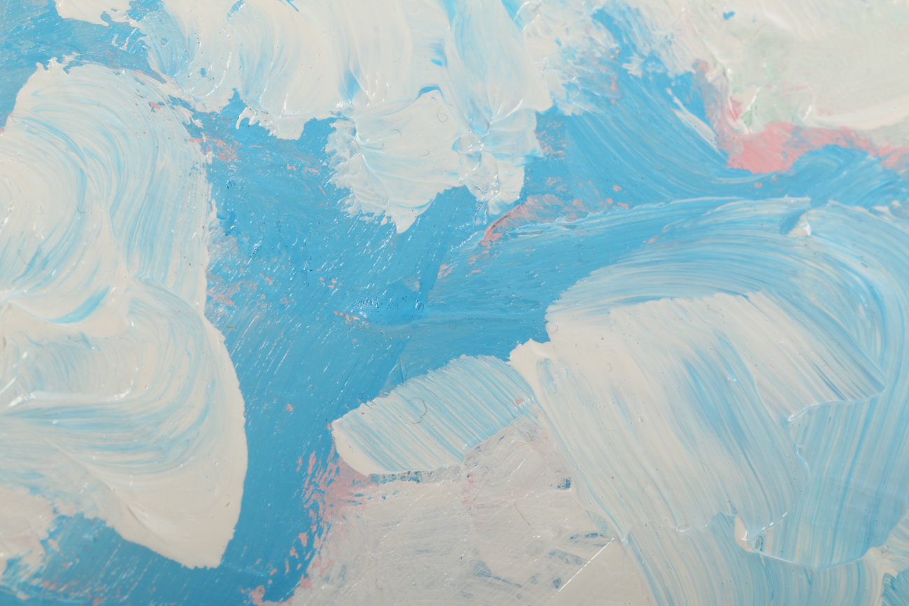 Will Becker Acrylic Painting "Village Where the River Meets the Lake"