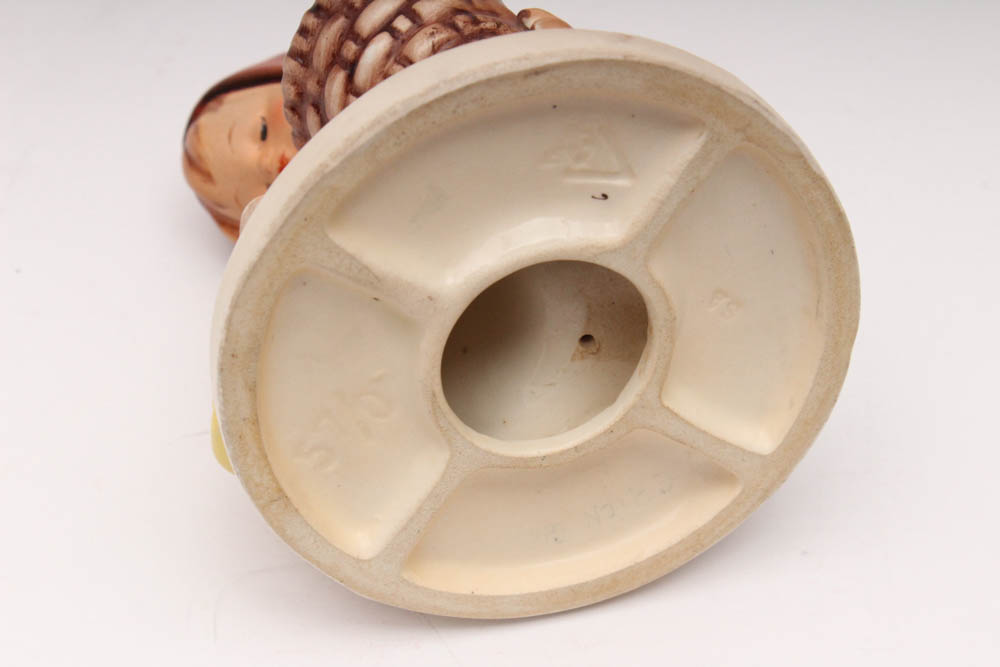 C. 1940s Hummel "Chick Girl" Figurine TMK-2