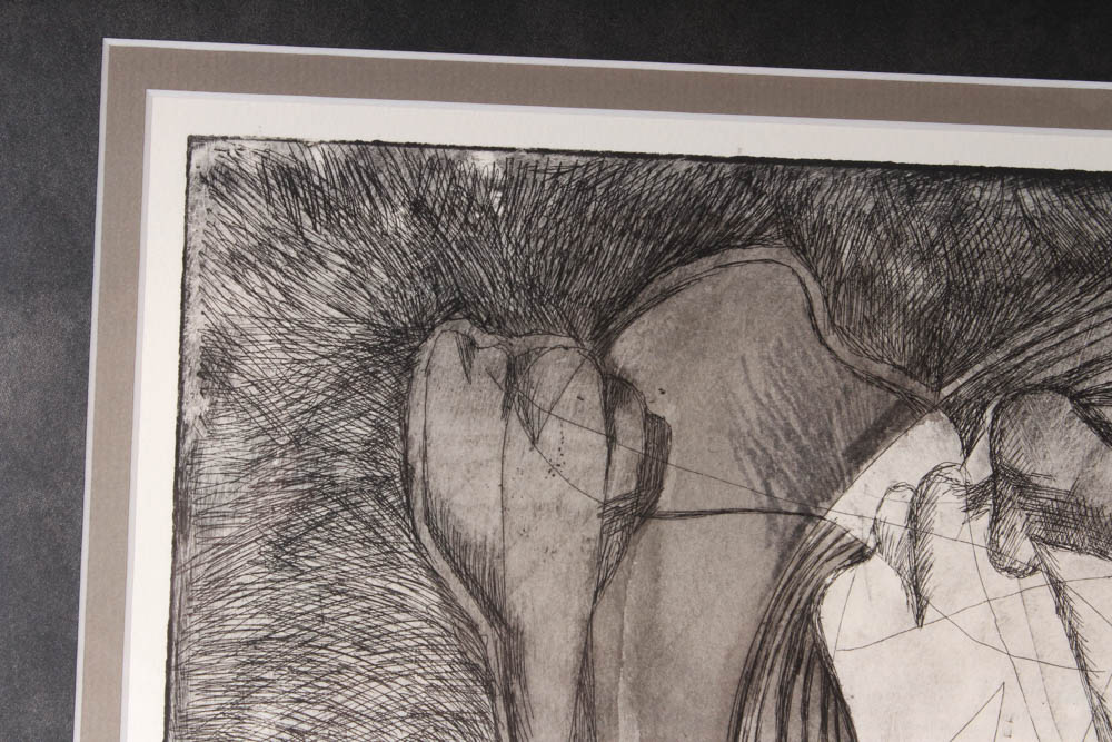 Kryssi Staikidis Artist Proof Stone Lithograph "On Prayer"