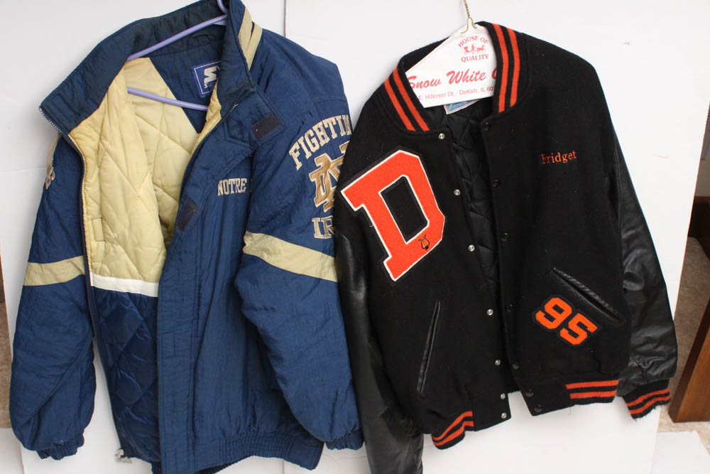 Outerwear Featuring High School Letter Jacket