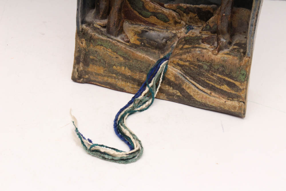 Art Pottery Wall Mirror