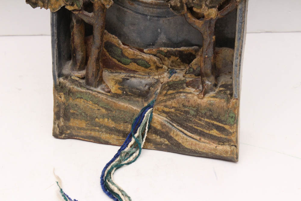 Art Pottery Wall Mirror