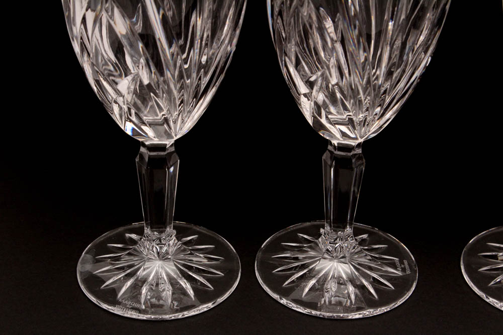 Marquis by Waterford "Brookside" Crystal Iced Tea Glasses