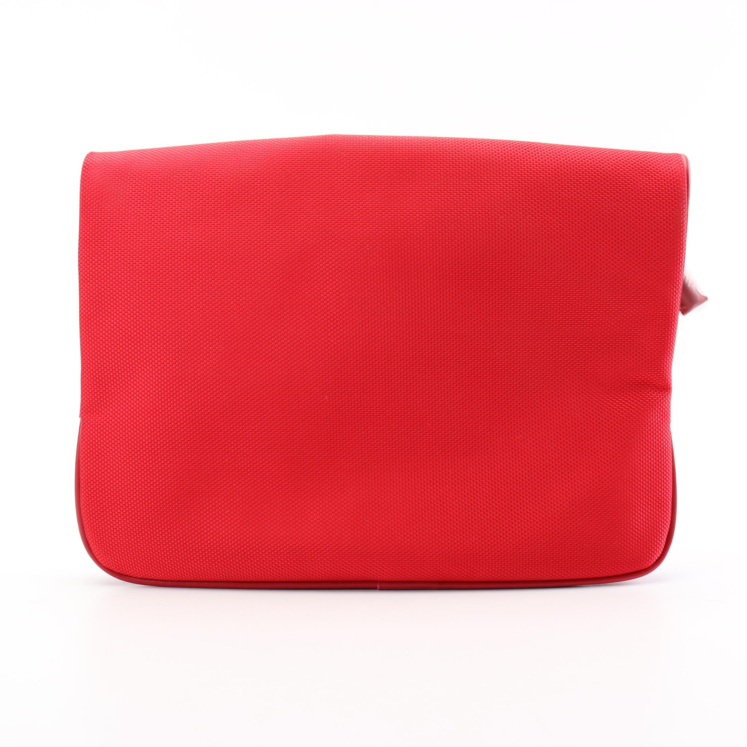 Prada Sport Luna Rossa Red Nylon Cosmetic Bag
