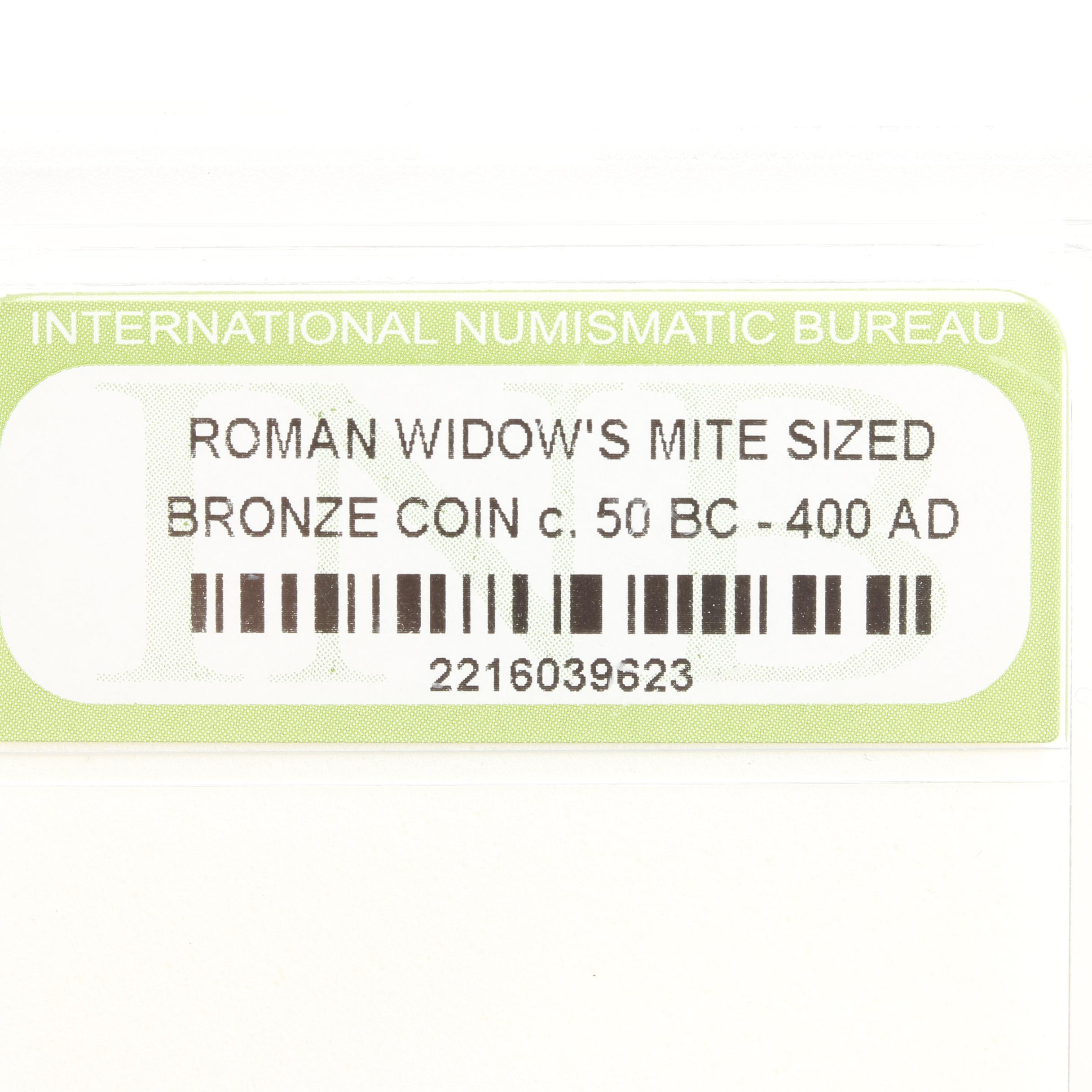 Four Encapsulated Ancient Roman Imperial Bronze AE4 Coins