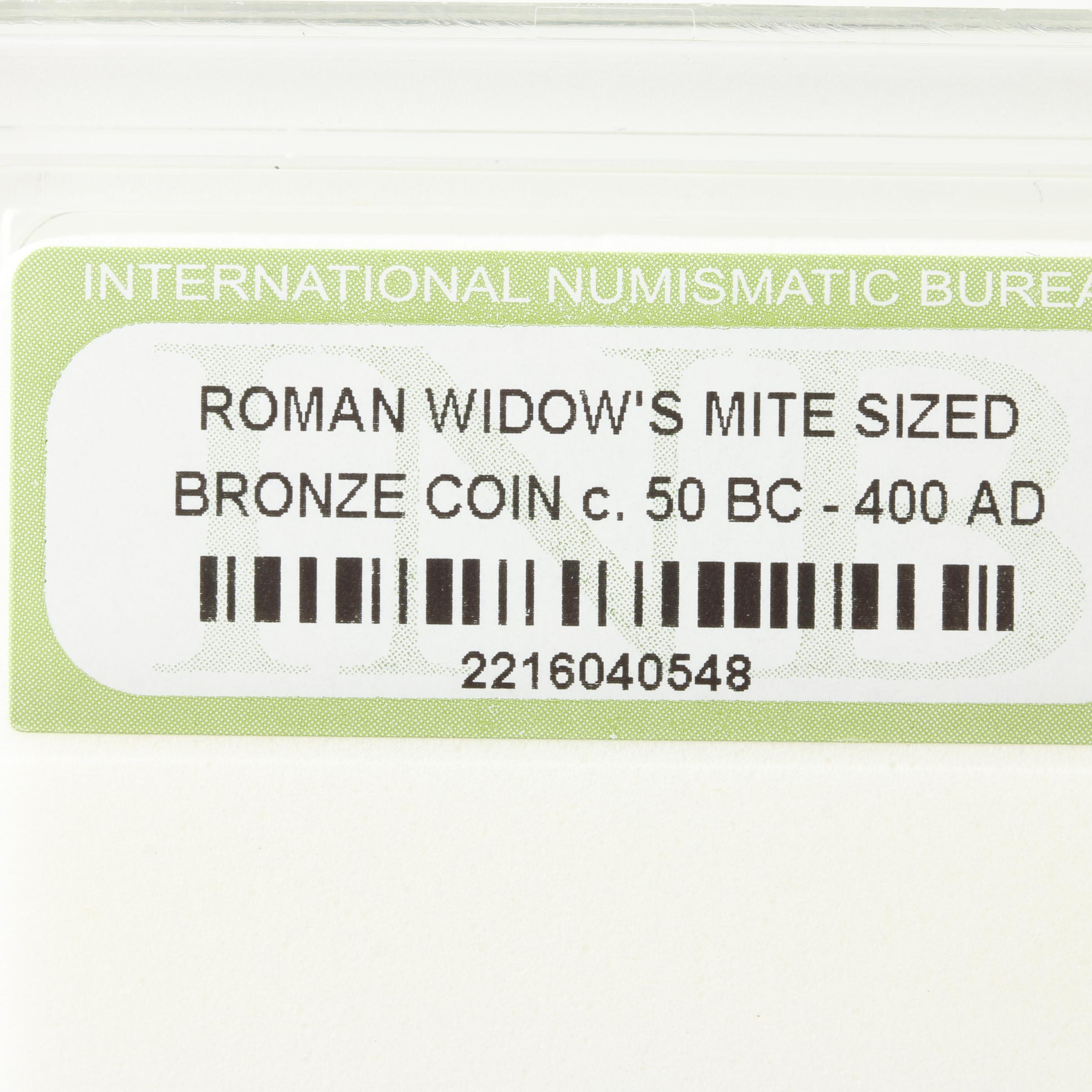 Four Encapsulated Ancient Roman Imperial Bronze AE4 Coins