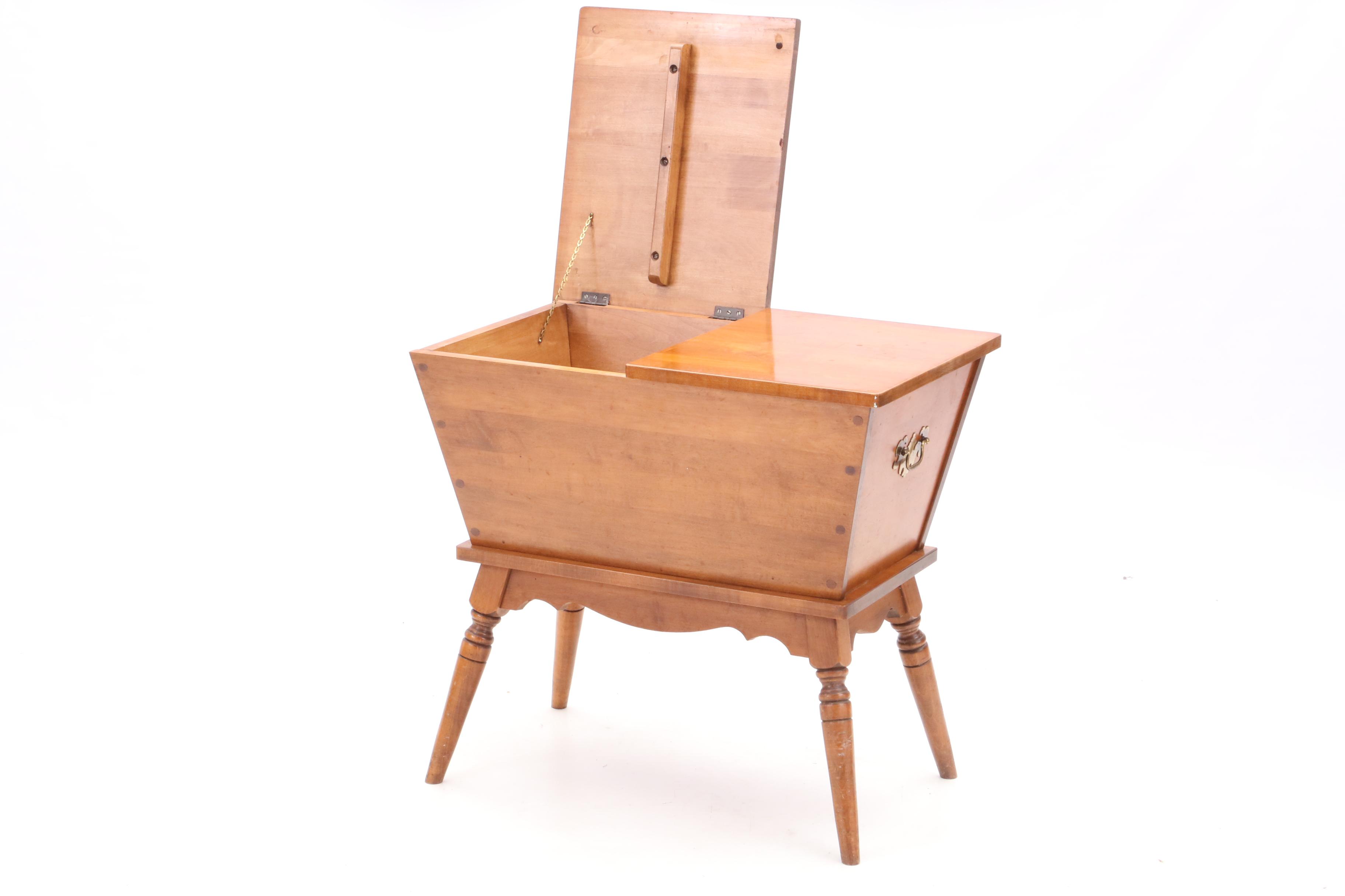 Vintage "Dough Box" End Table