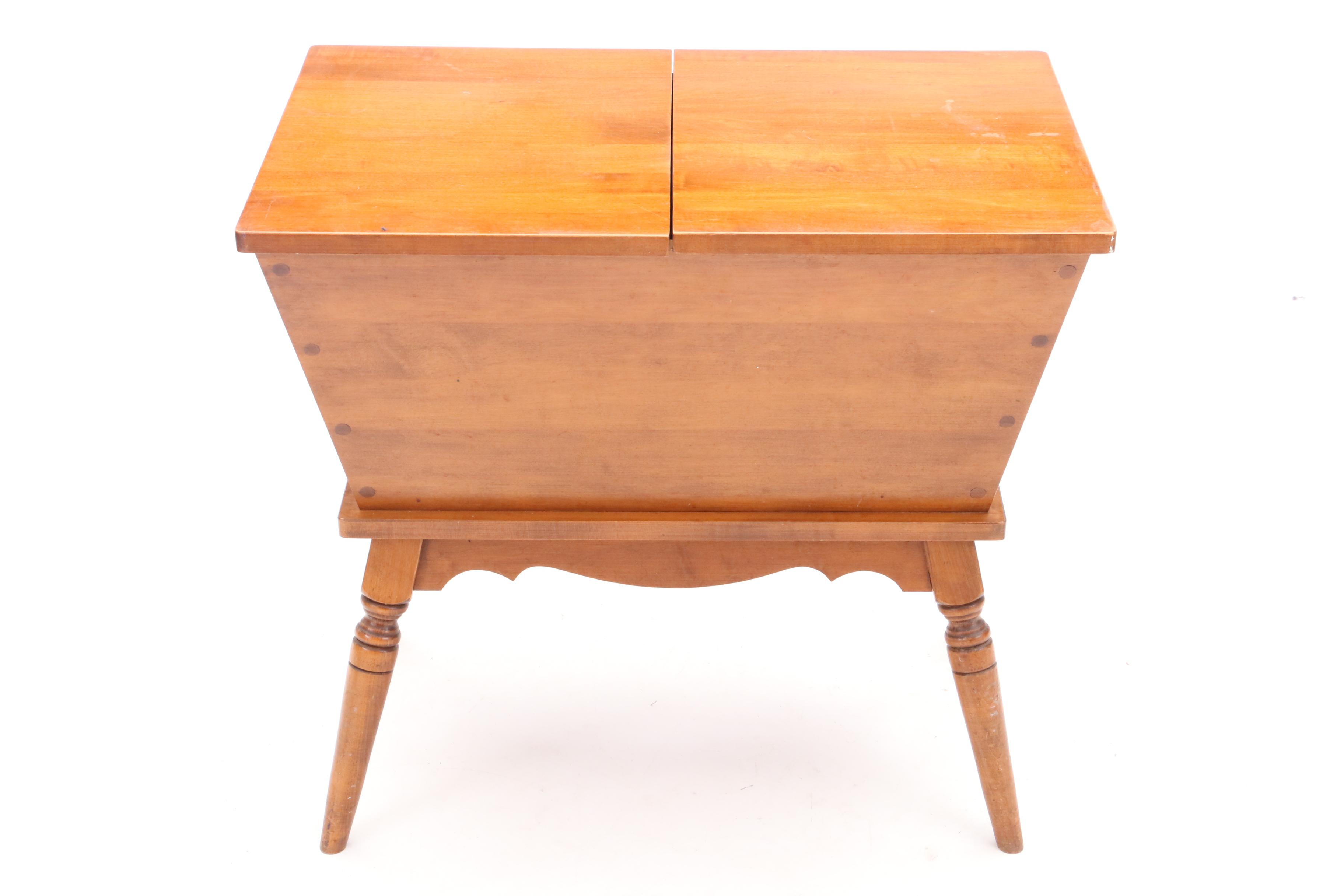 Vintage "Dough Box" End Table