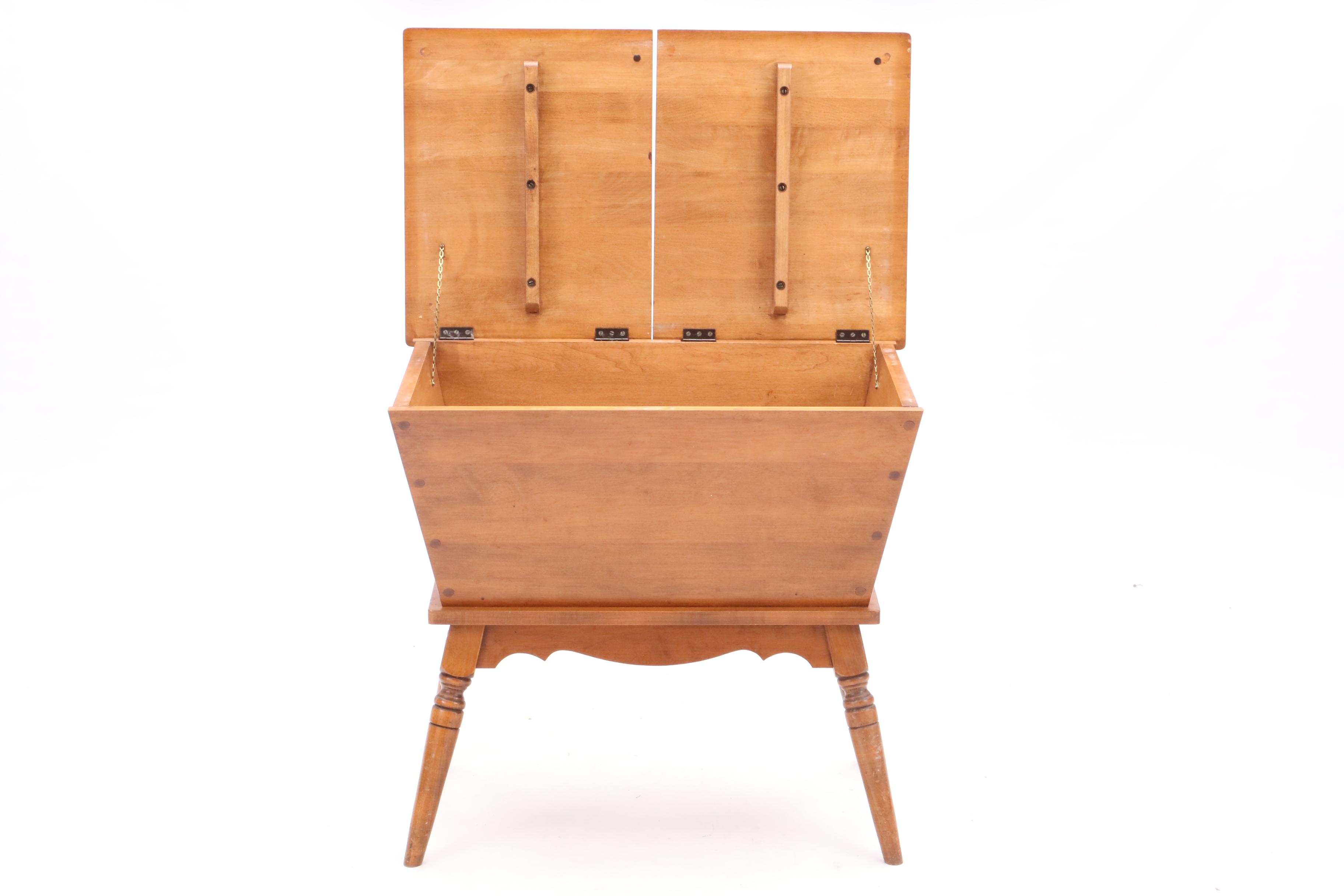 Vintage "Dough Box" End Table