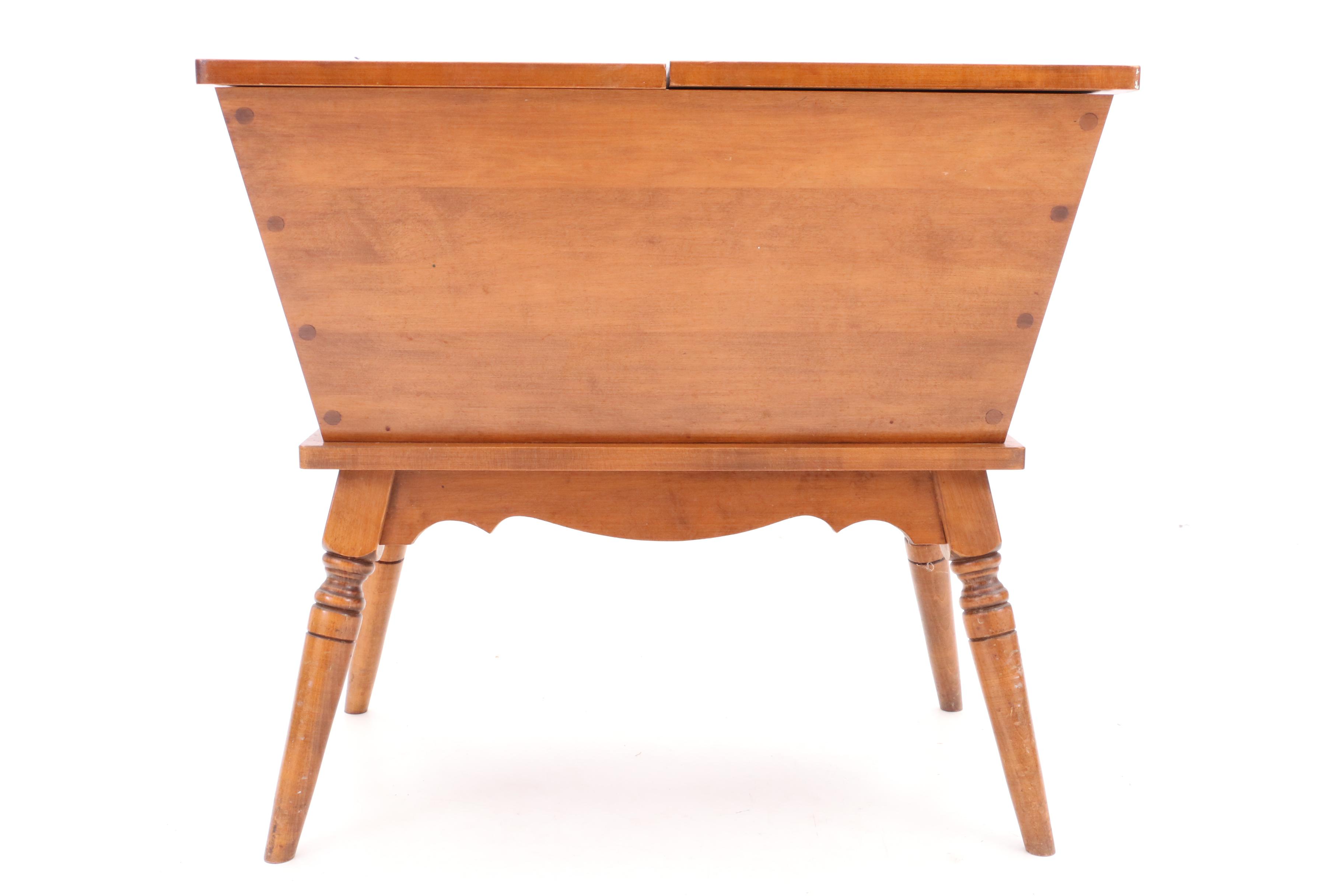 Vintage "Dough Box" End Table