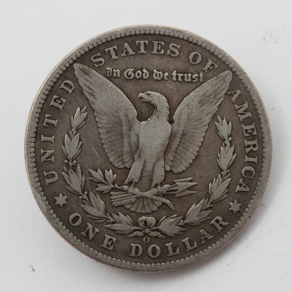 1889, 1901-O and 1921 Morgan Silver Dollars
