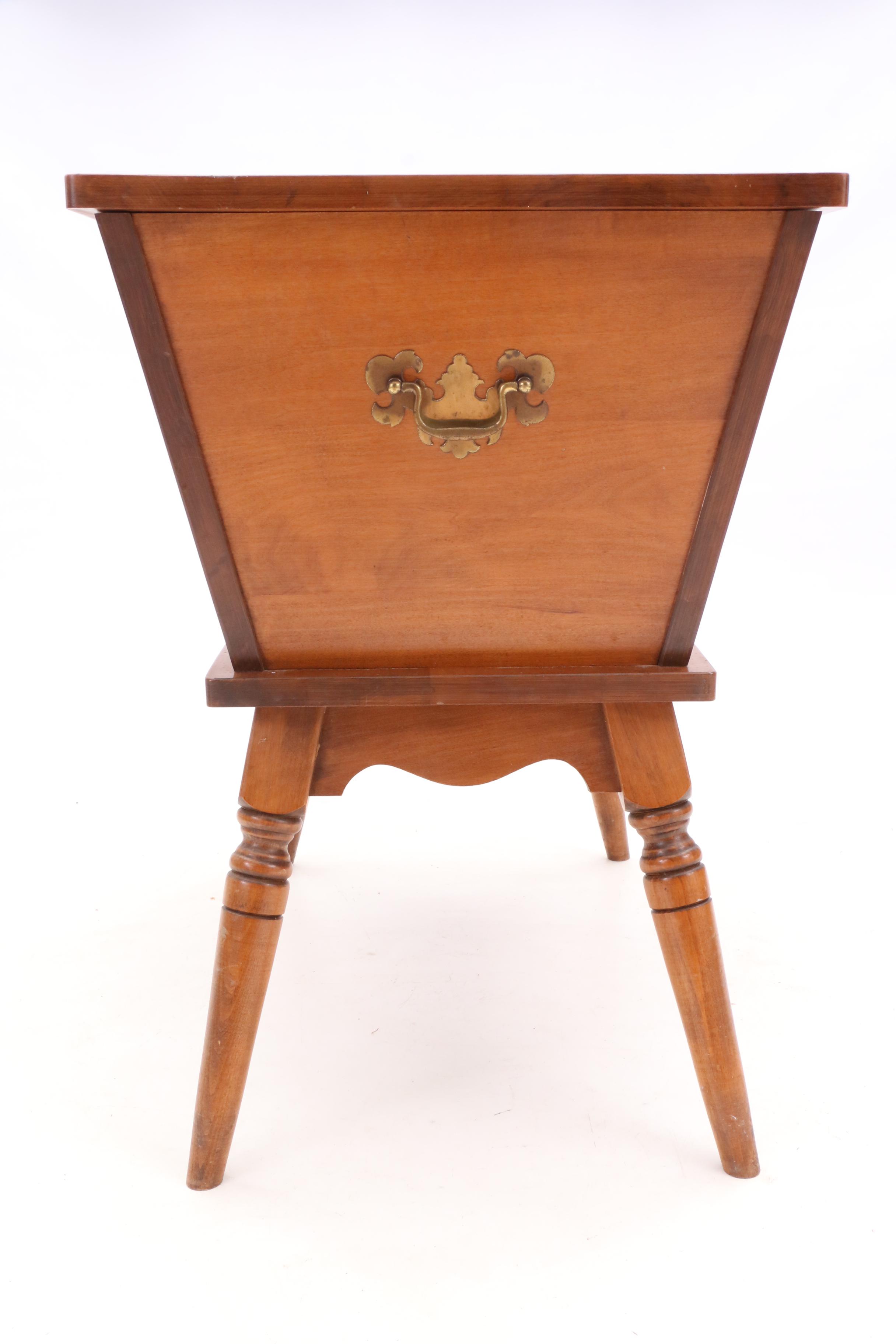 Vintage "Dough Box" End Table