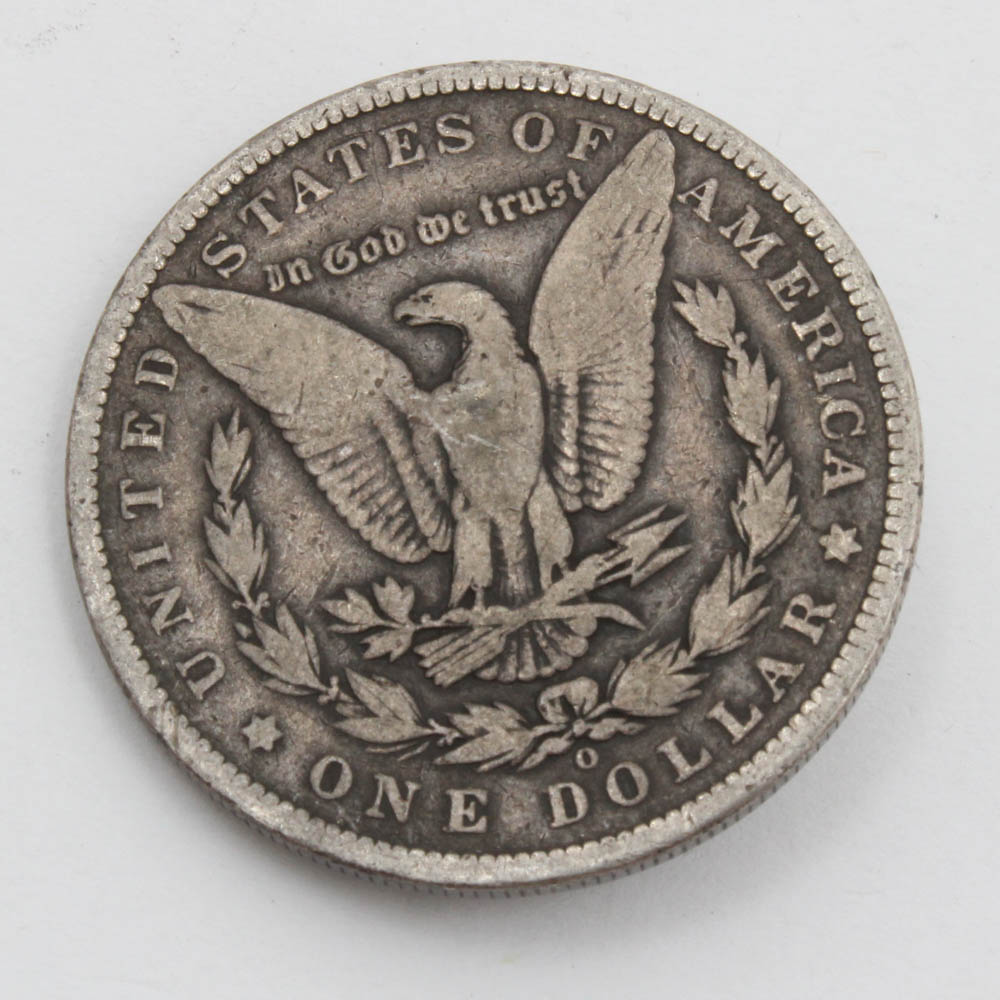 1887-O, 1890 and 1890-S Morgan Silver Dollars