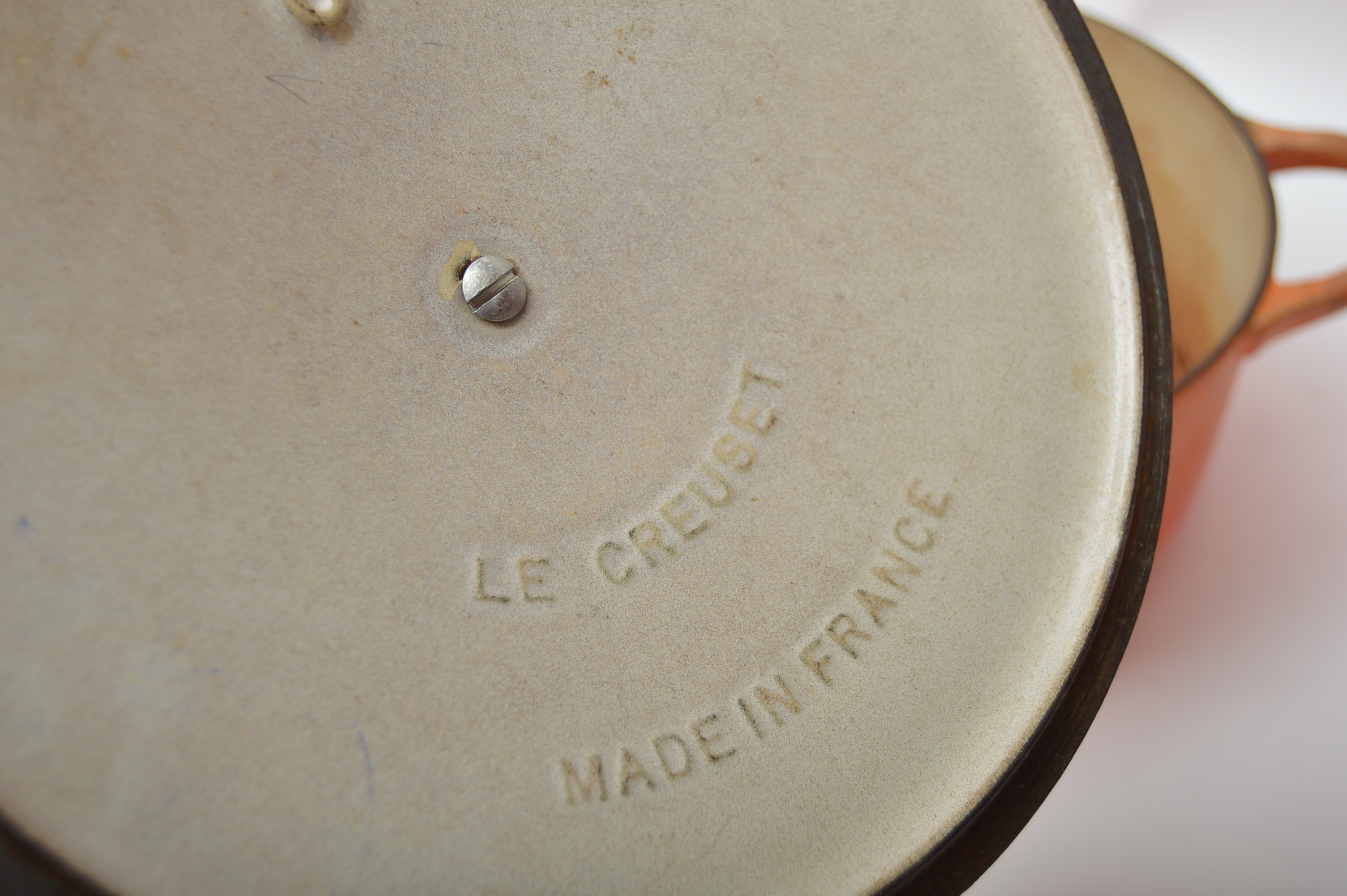 Original Le Creuset Enameled Cast Iron Cookware in Flame