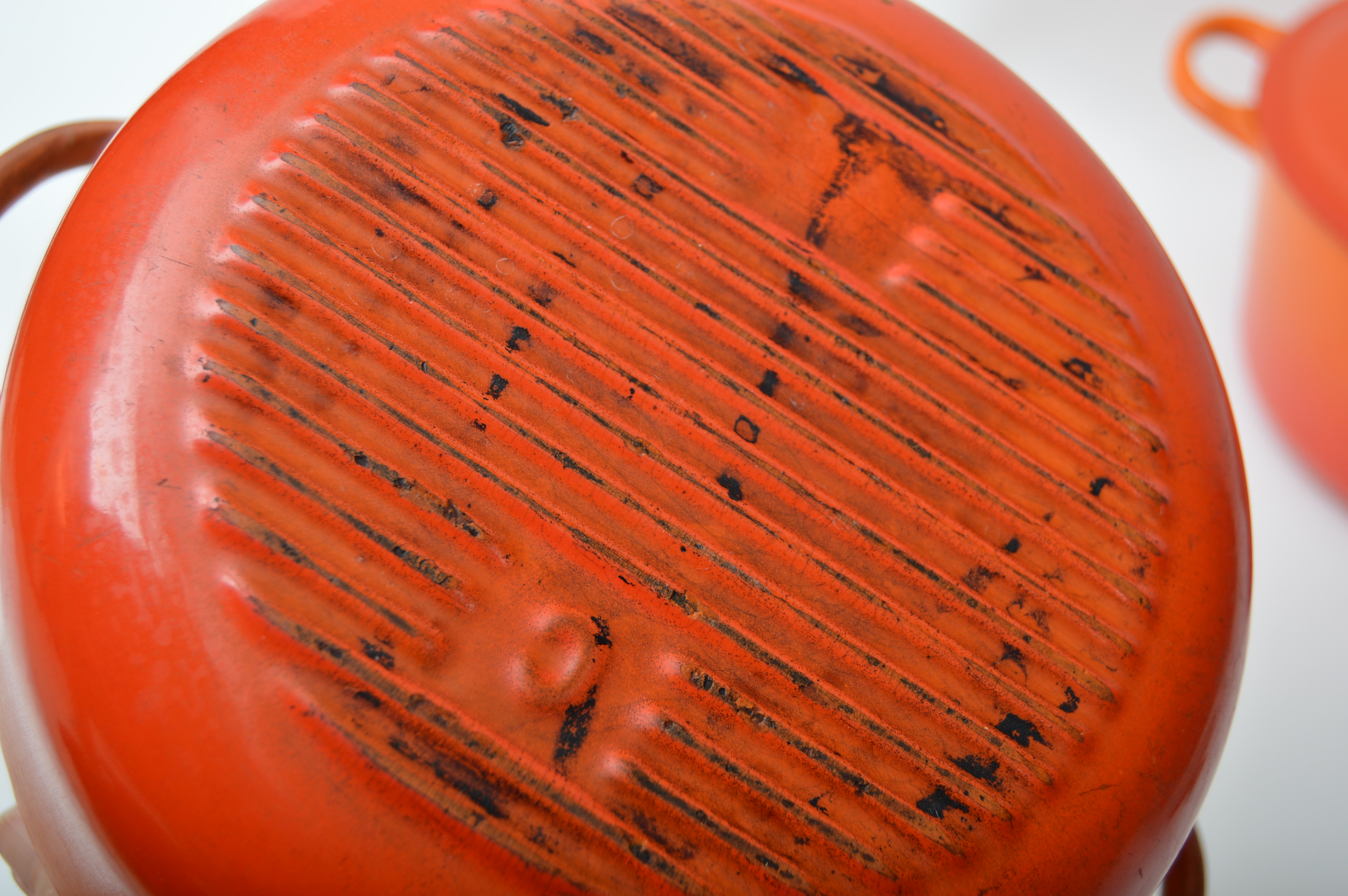 Original Le Creuset Enameled Cast Iron Cookware in Flame