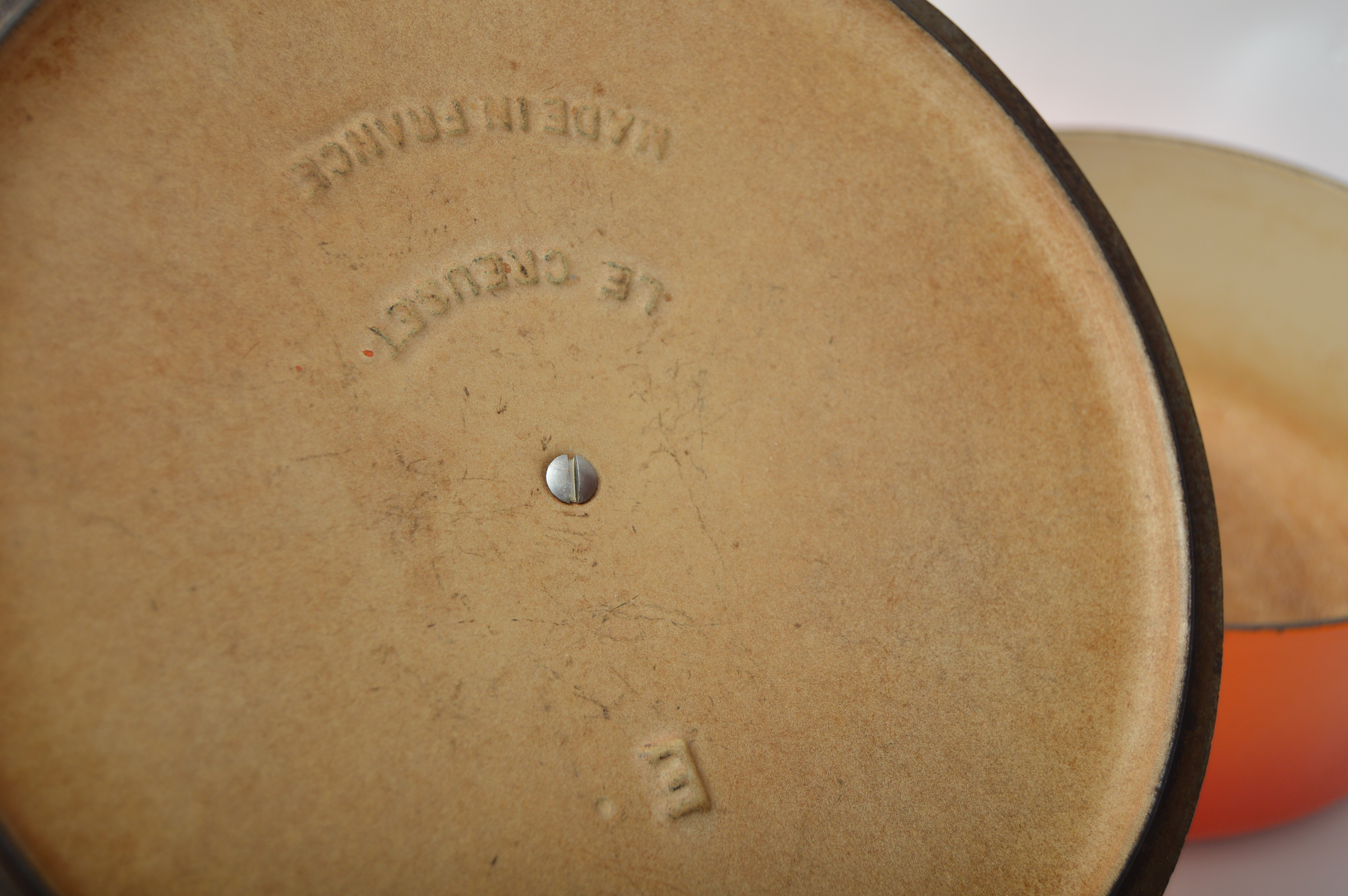 Original Le Creuset Enameled Cast Iron Cookware in Flame