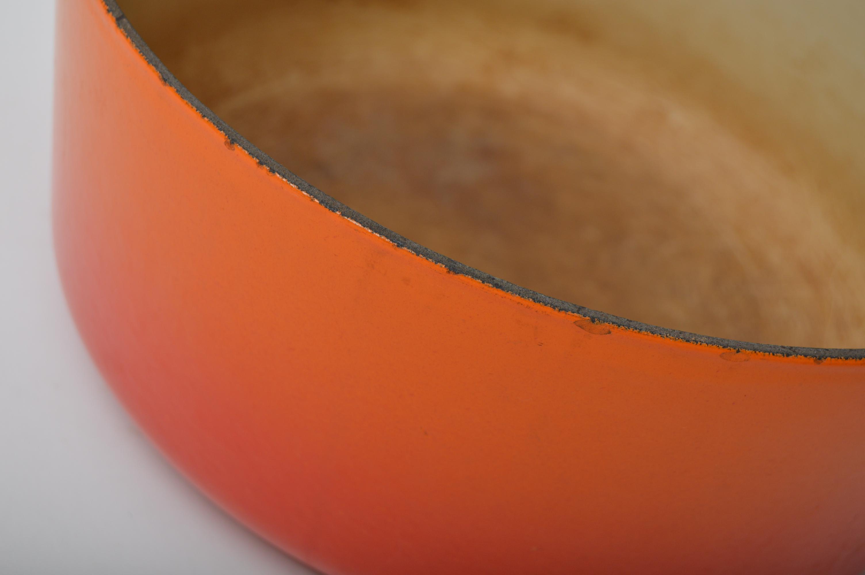 Original Le Creuset Enameled Cast Iron Cookware in Flame