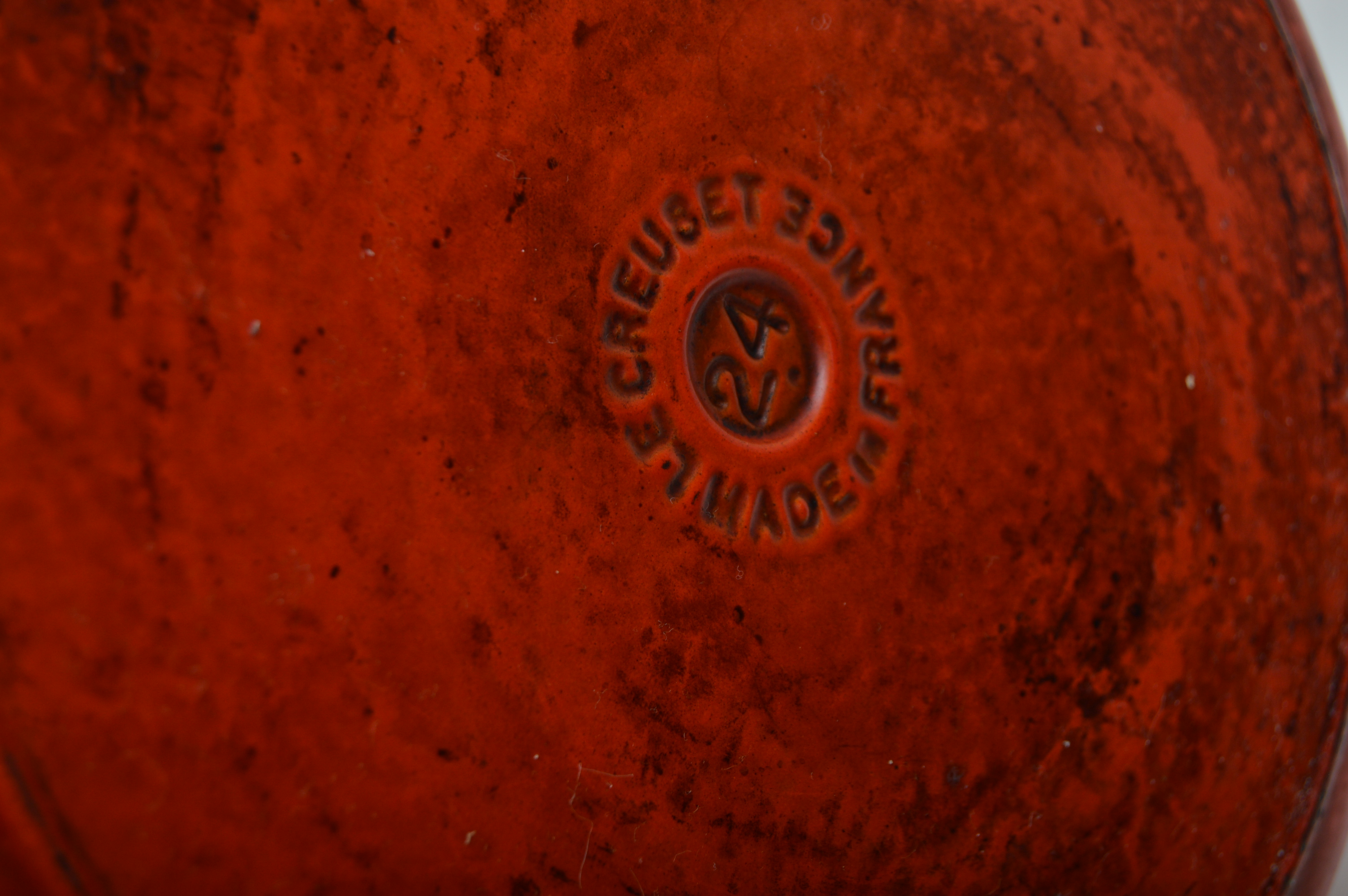 Original Le Creuset Enameled Cast Iron Cookware in Flame