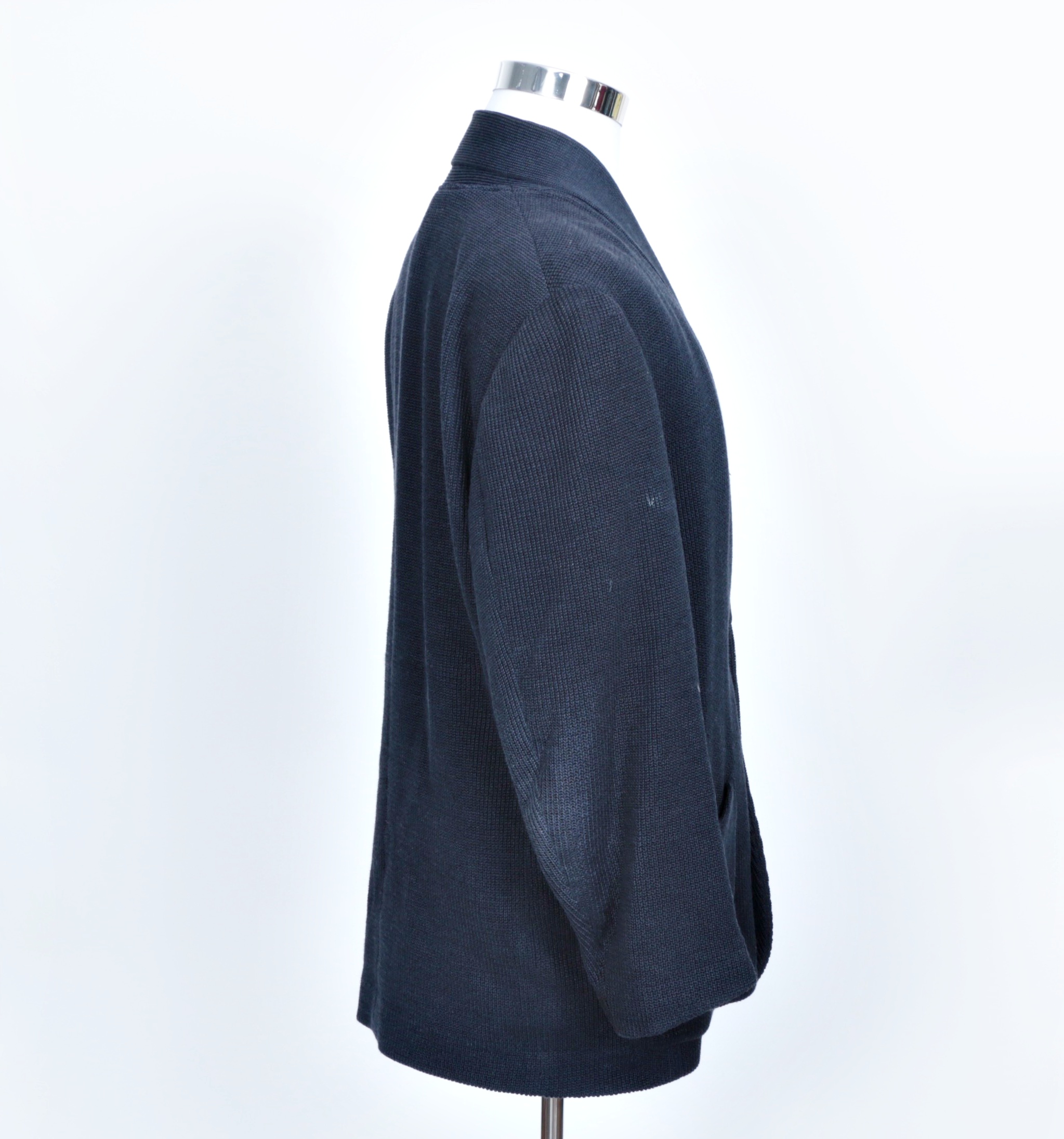Issey Miyake Men's Navy Linen Blazer, Made in Japan