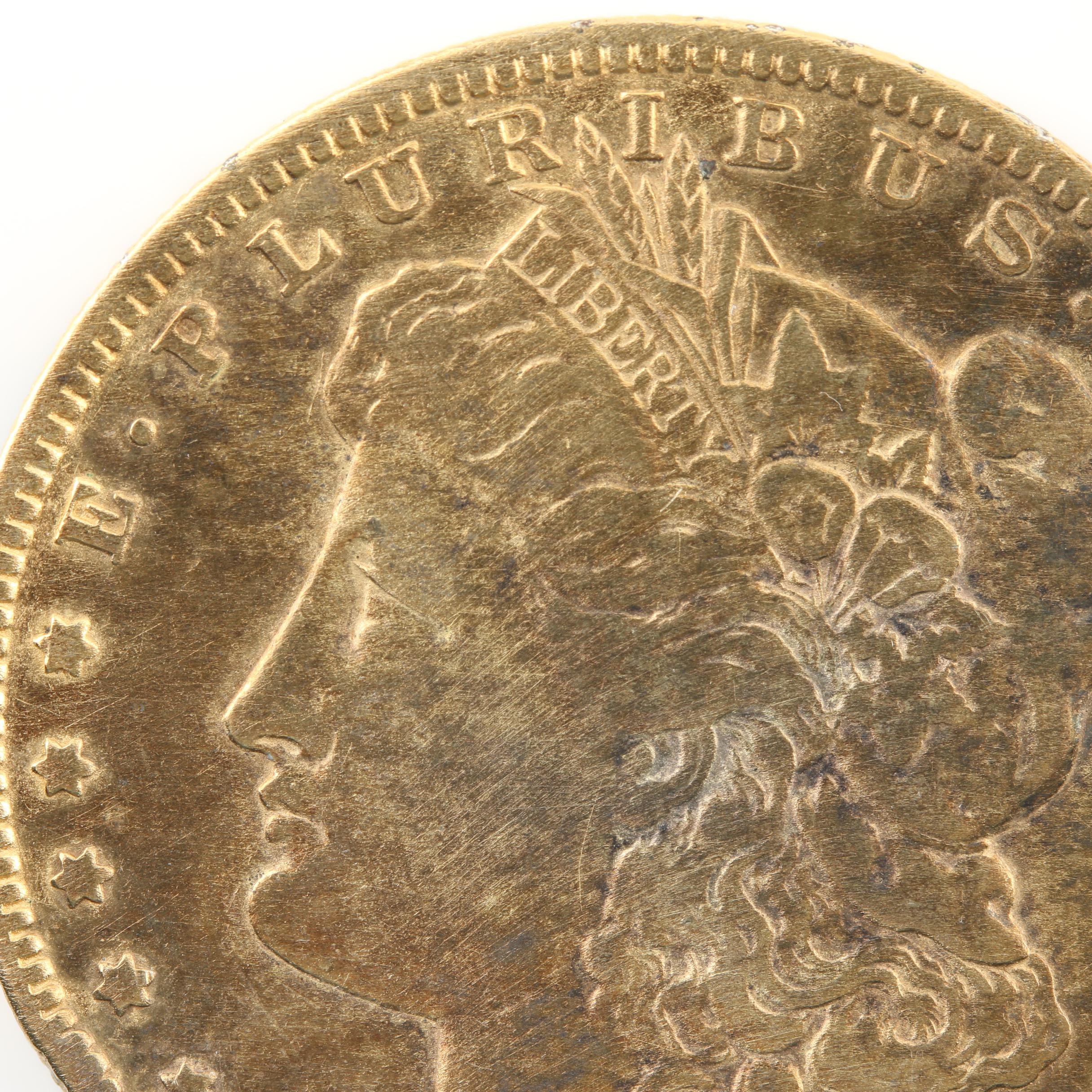 1879-O, 1885-O, 1900 and 1921 Morgan Silver Dollars