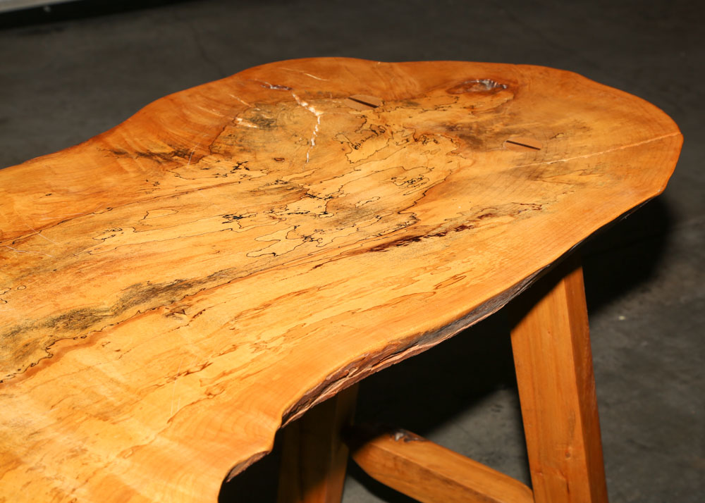 Tom Sternal Modern Handcrafted Live Edge Table