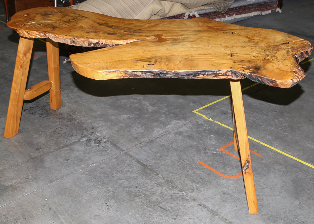 Tom Sternal Modern Handcrafted Live Edge Table