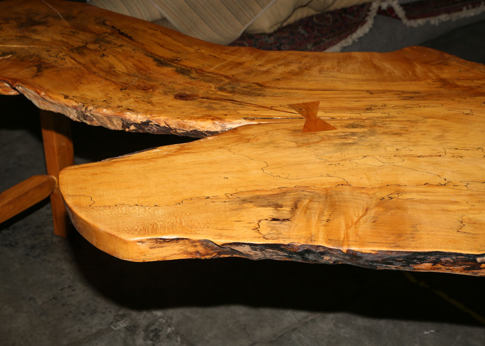 Tom Sternal Modern Handcrafted Live Edge Table
