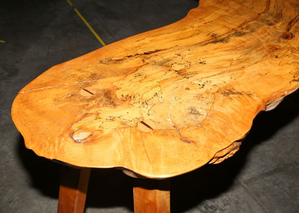 Tom Sternal Modern Handcrafted Live Edge Table
