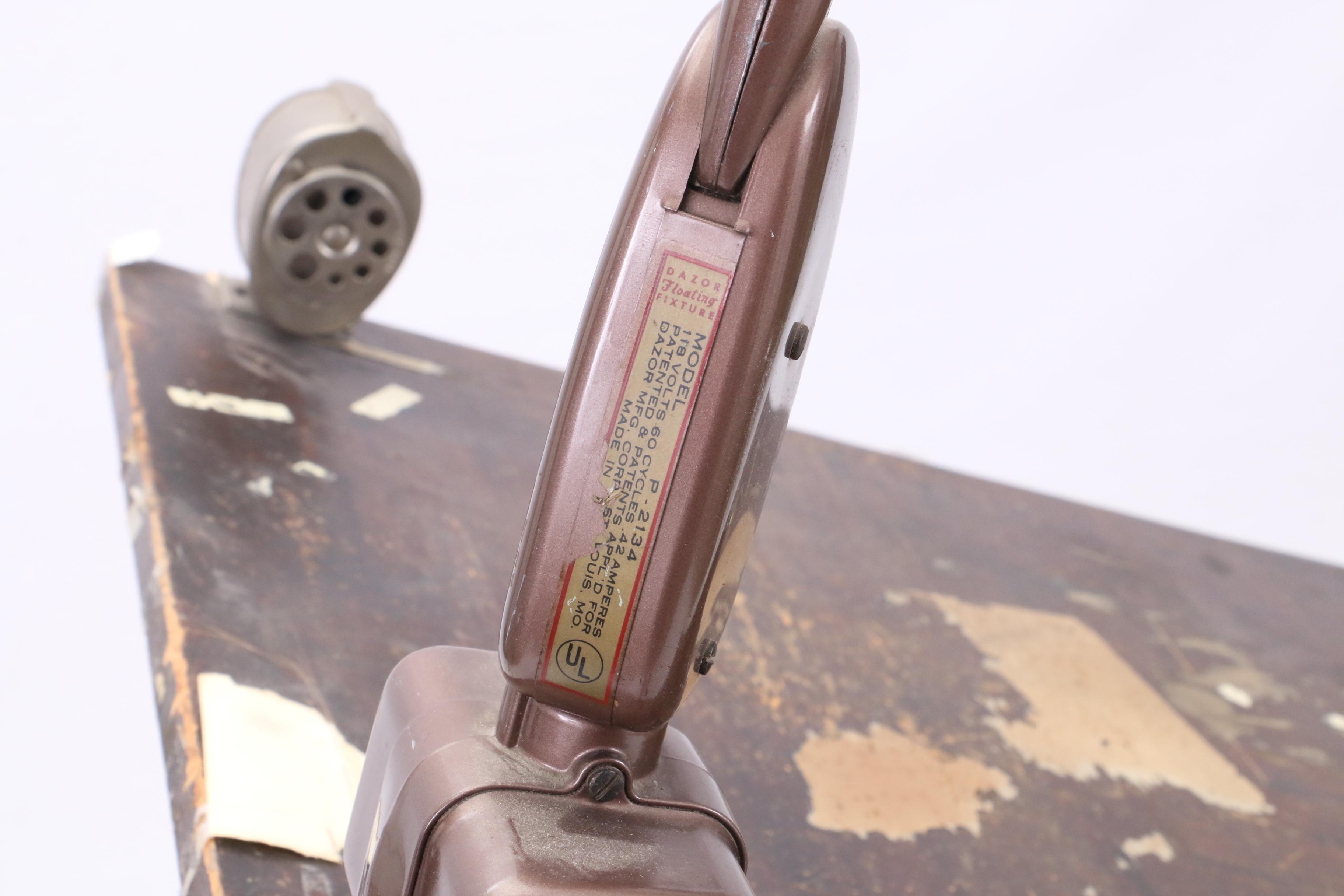 Vintage Drafting Table and Lamp