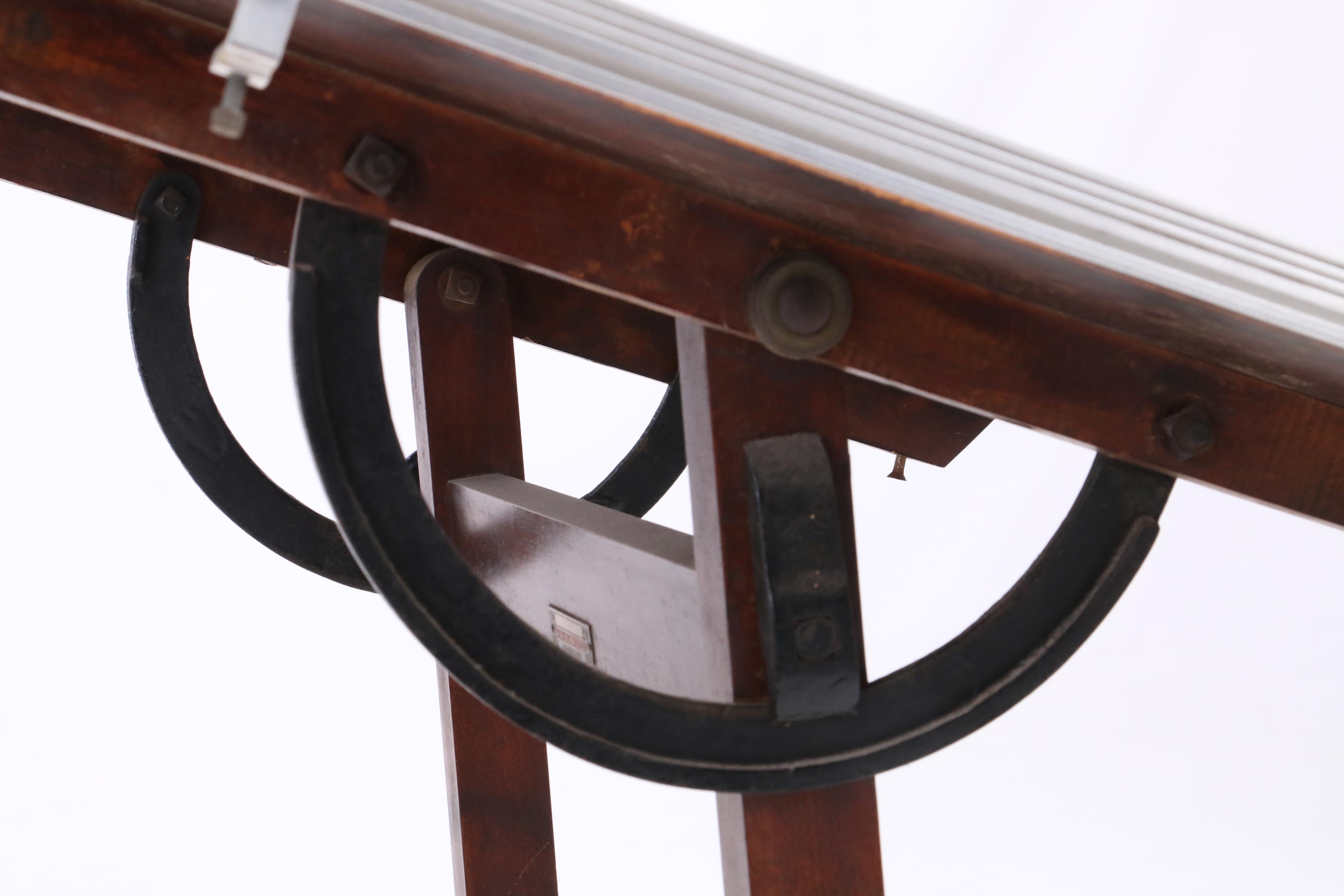 Vintage Drafting Table and Lamp