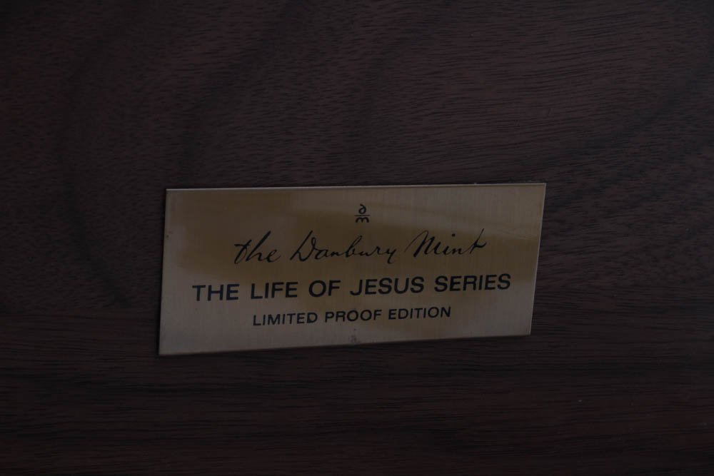 Danbury Mint "The Life of Jesus Collection" Sterling Silver Medal Set