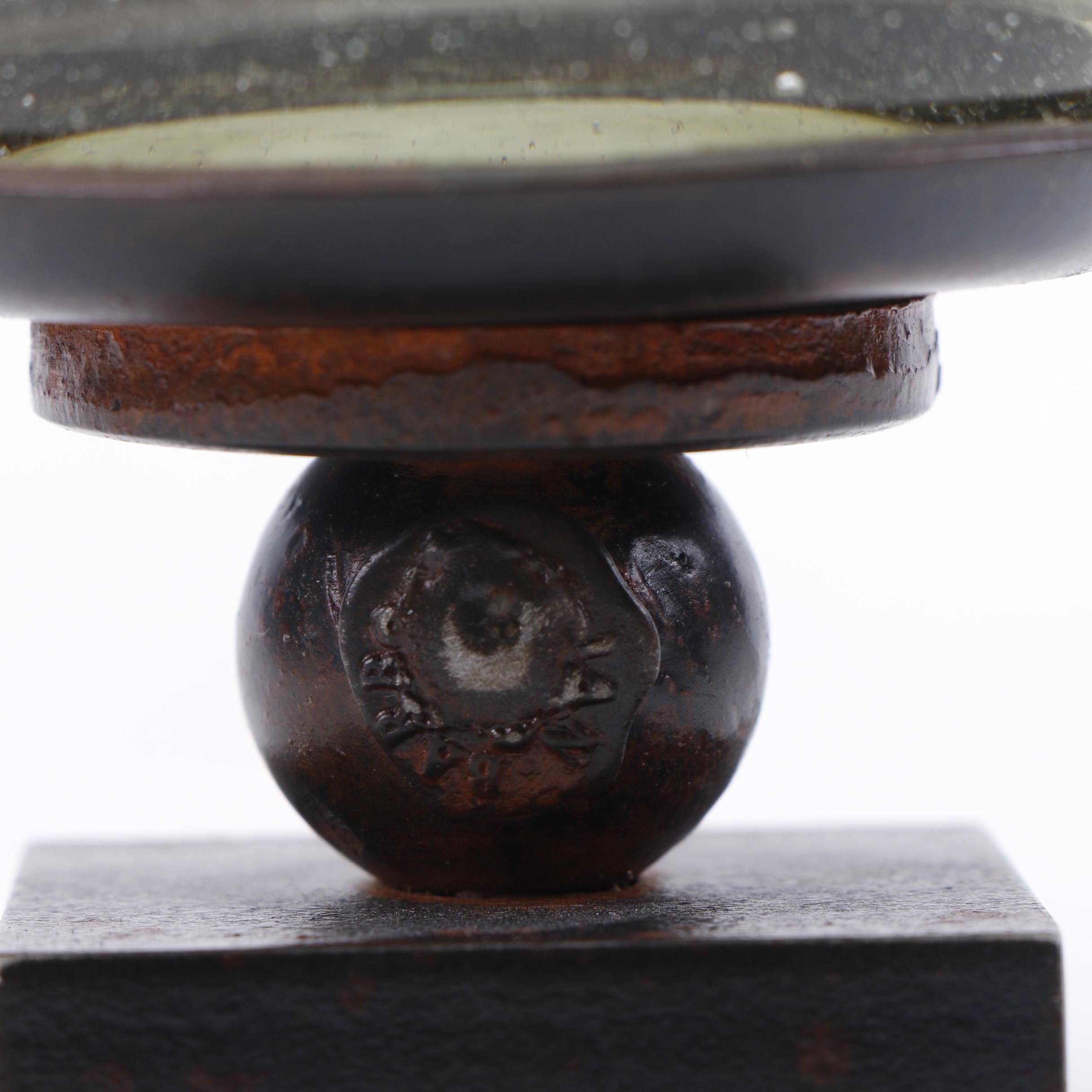 Jan Barboglio Clear Glass Goblets with Metal Stems