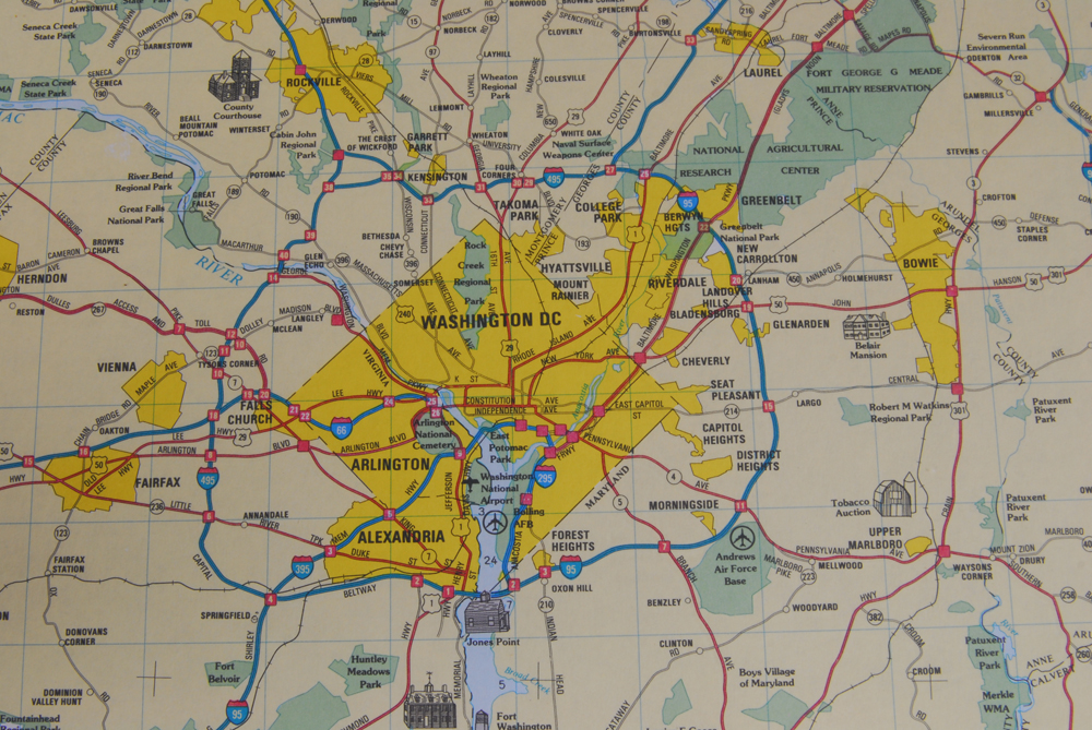 ADC of Alexandria 1988 "The Chesapeake Bay Map"