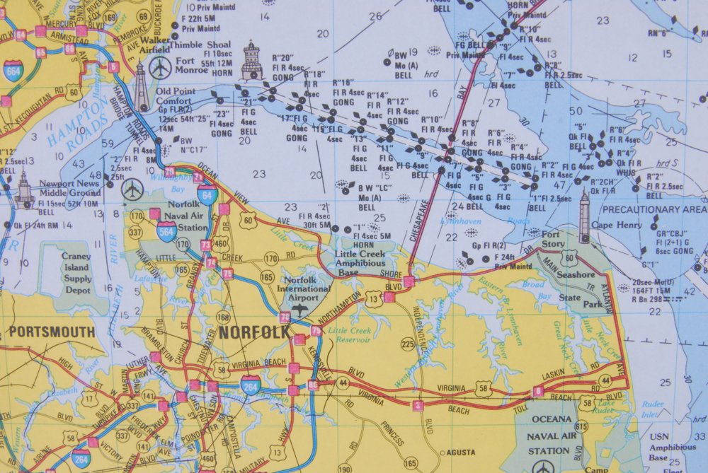 ADC of Alexandria 1988 "The Chesapeake Bay Map"